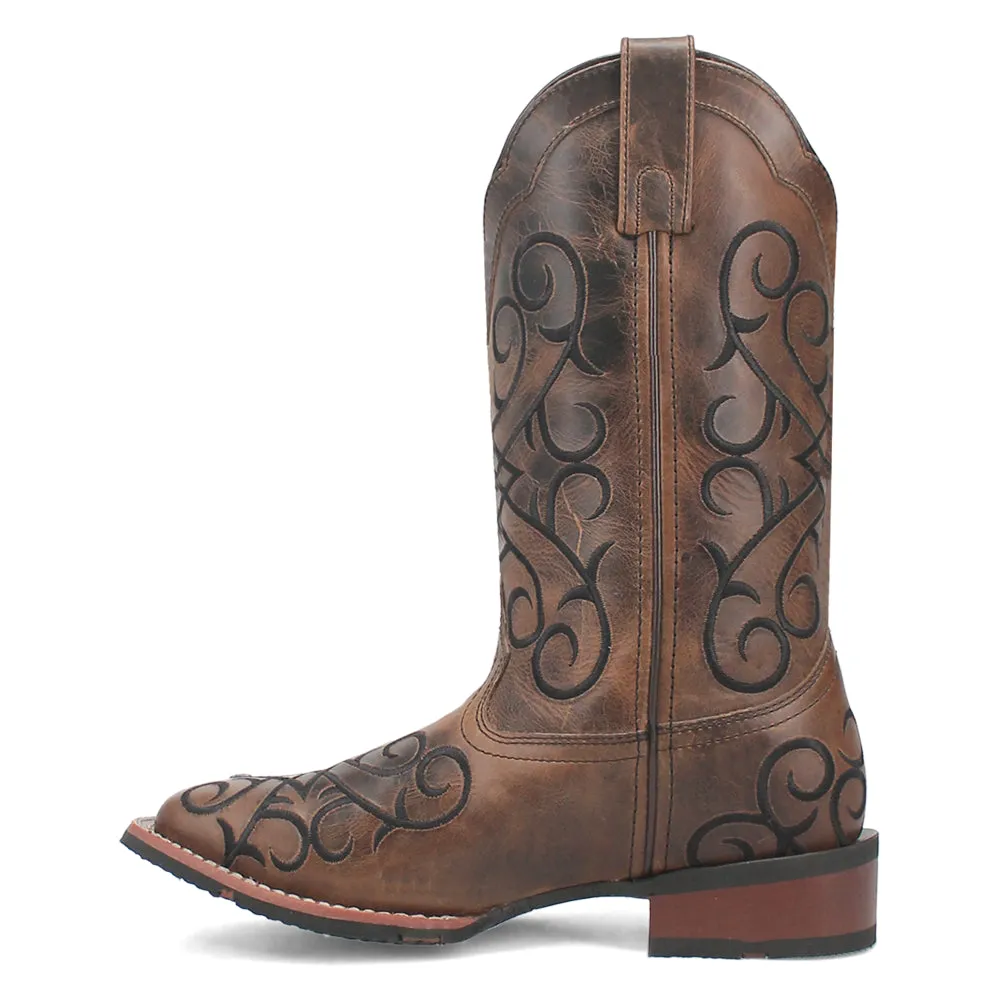 Margo Embroidered Square Toe Cowboy Boots