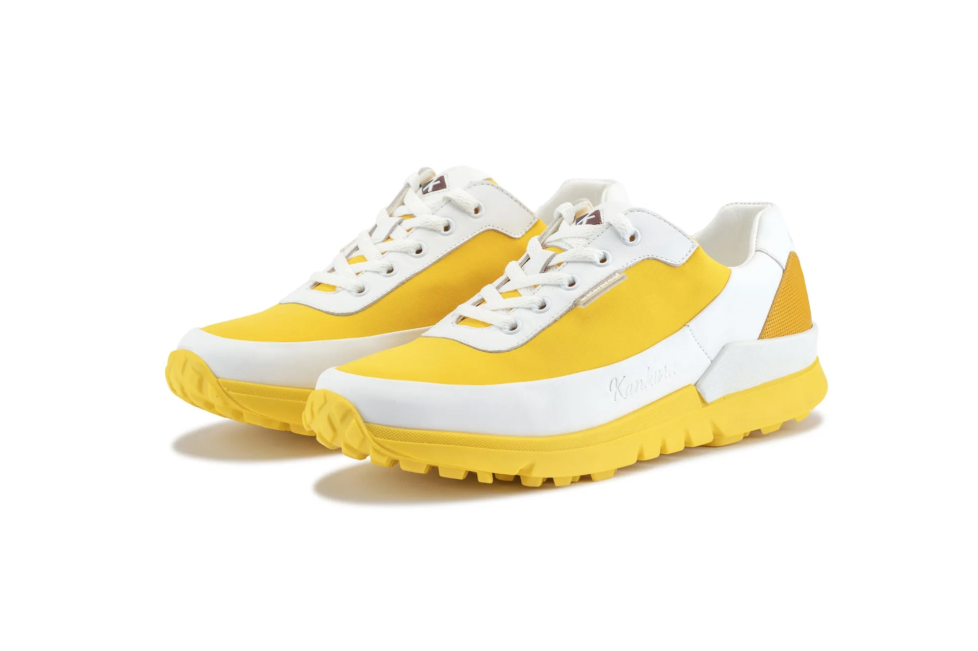 Master Lady 03   White|Yellow   Women's Golf Shoes ML003 12