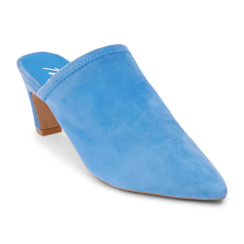 Matisse Frances Heeled Mule in Blue