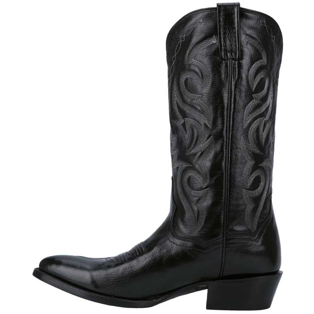 Milwaukee Embroidered Narrow Pointed Toe Cowboy Boots