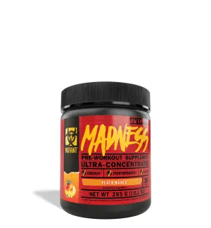 Mutant Madness Pre-Workout Peach & Mango