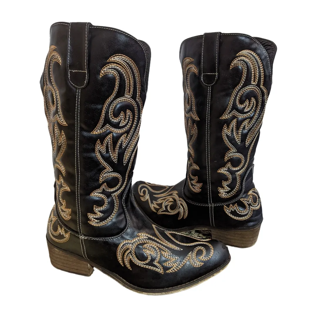 MV115# Best Classic Cowboy Boots