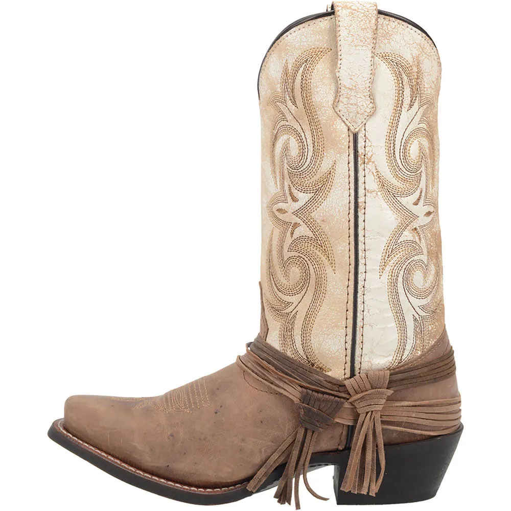 Myra Embroidered Square Toe Cowboy Boots