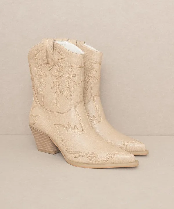 Nantes - Embroidered Cowboy Boots