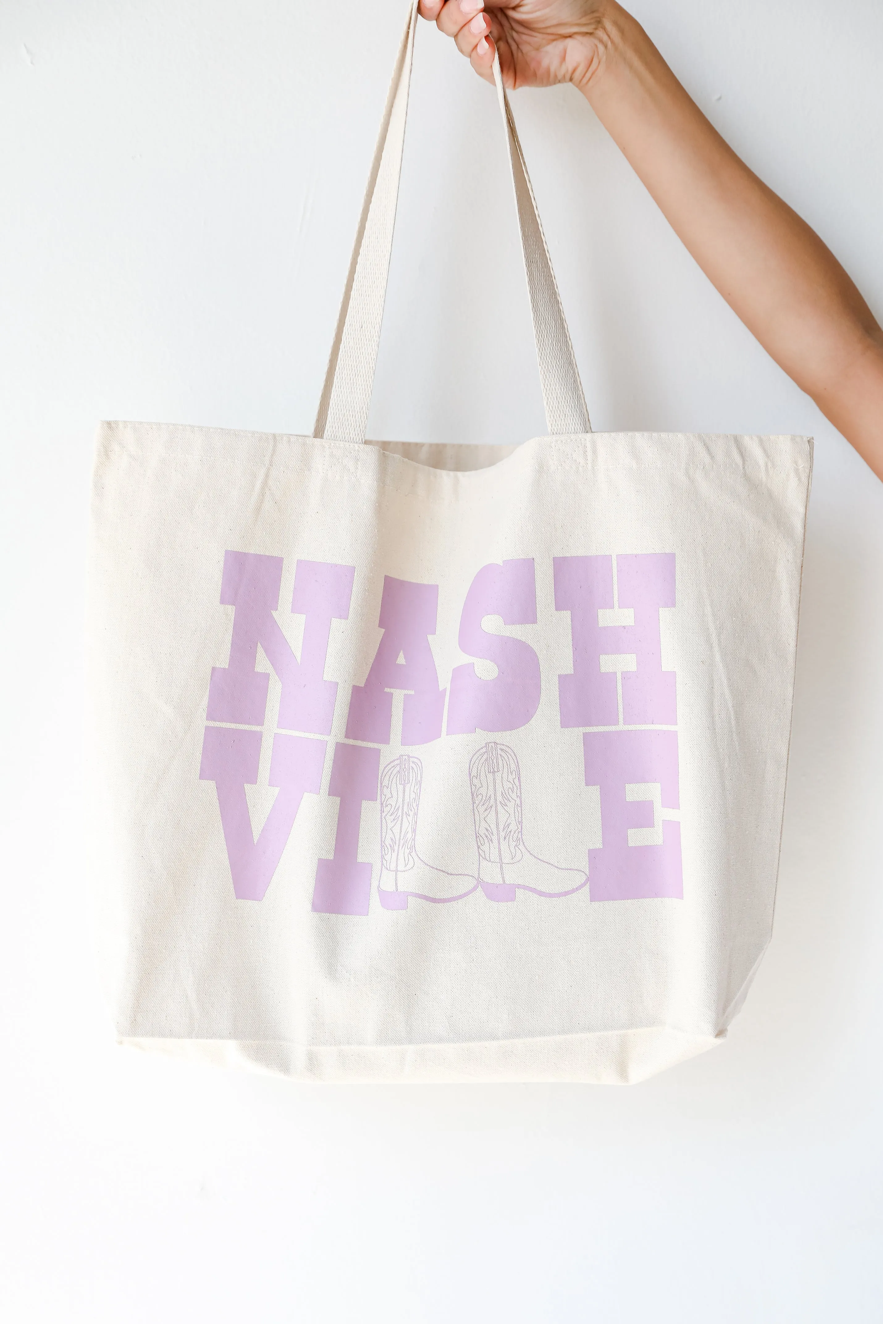 Nashville Boots Large Tote Bag