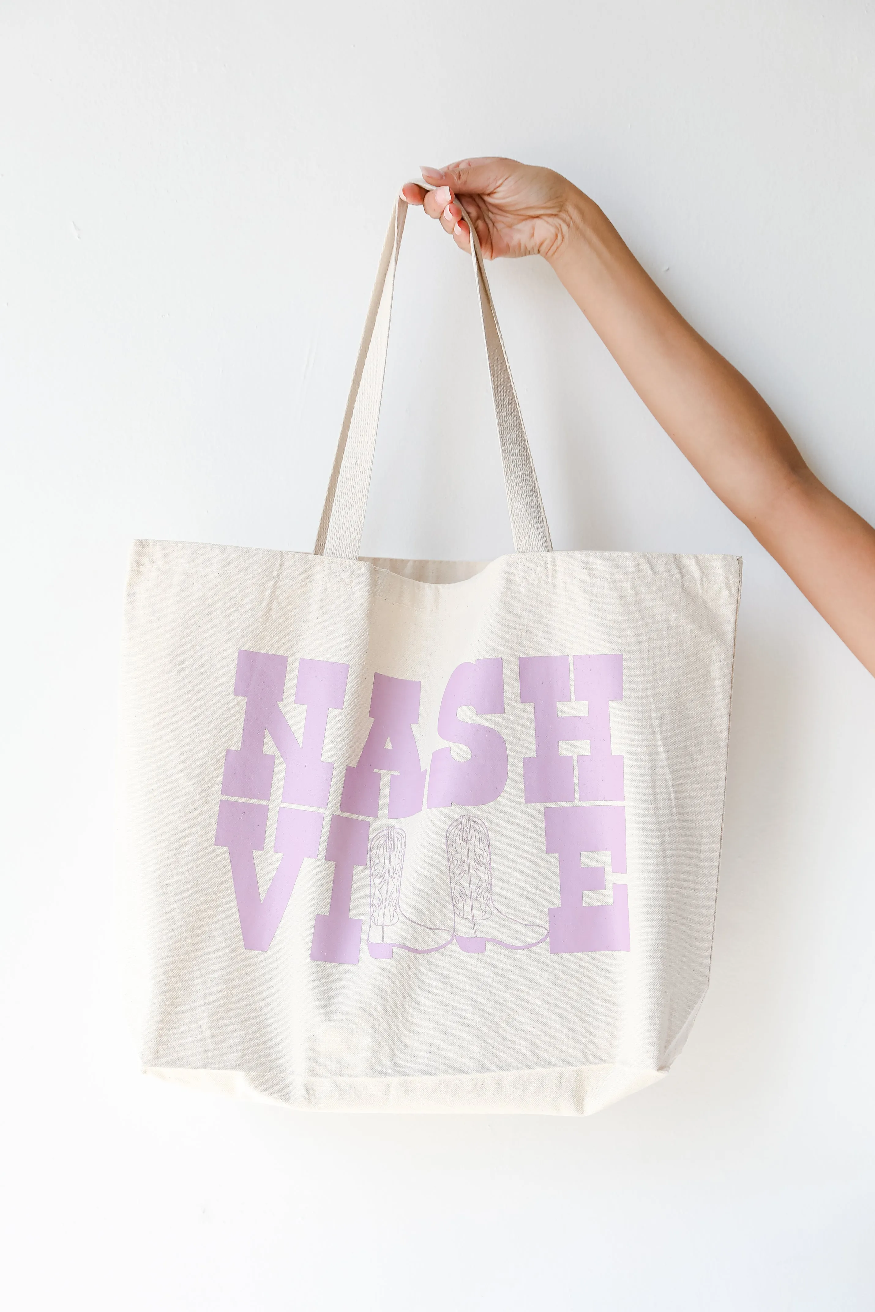 Nashville Boots Large Tote Bag