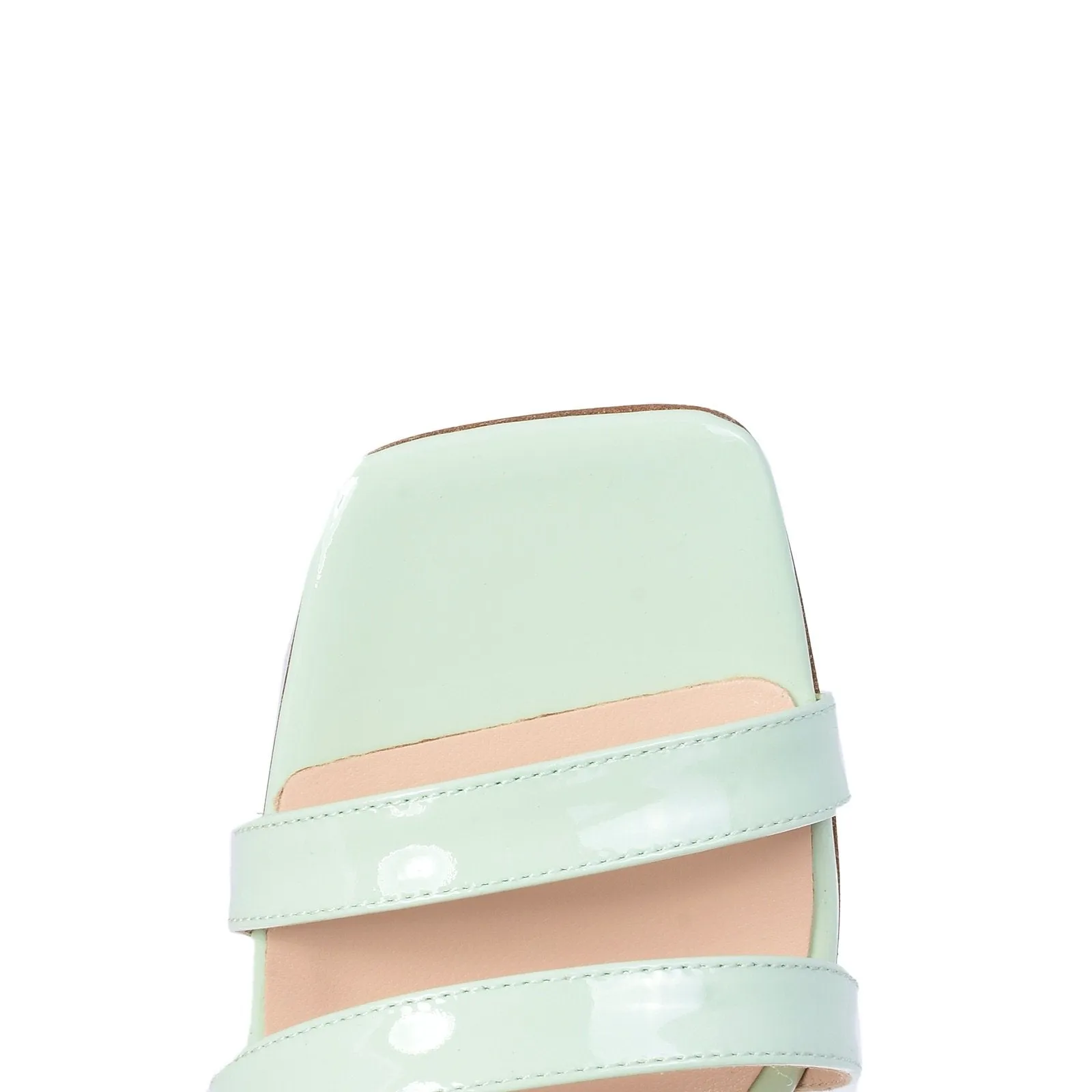 New Heels Mule Sandals In Aquamarine