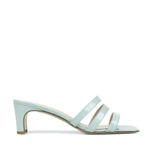 New Heels Mule Sandals In Aquamarine