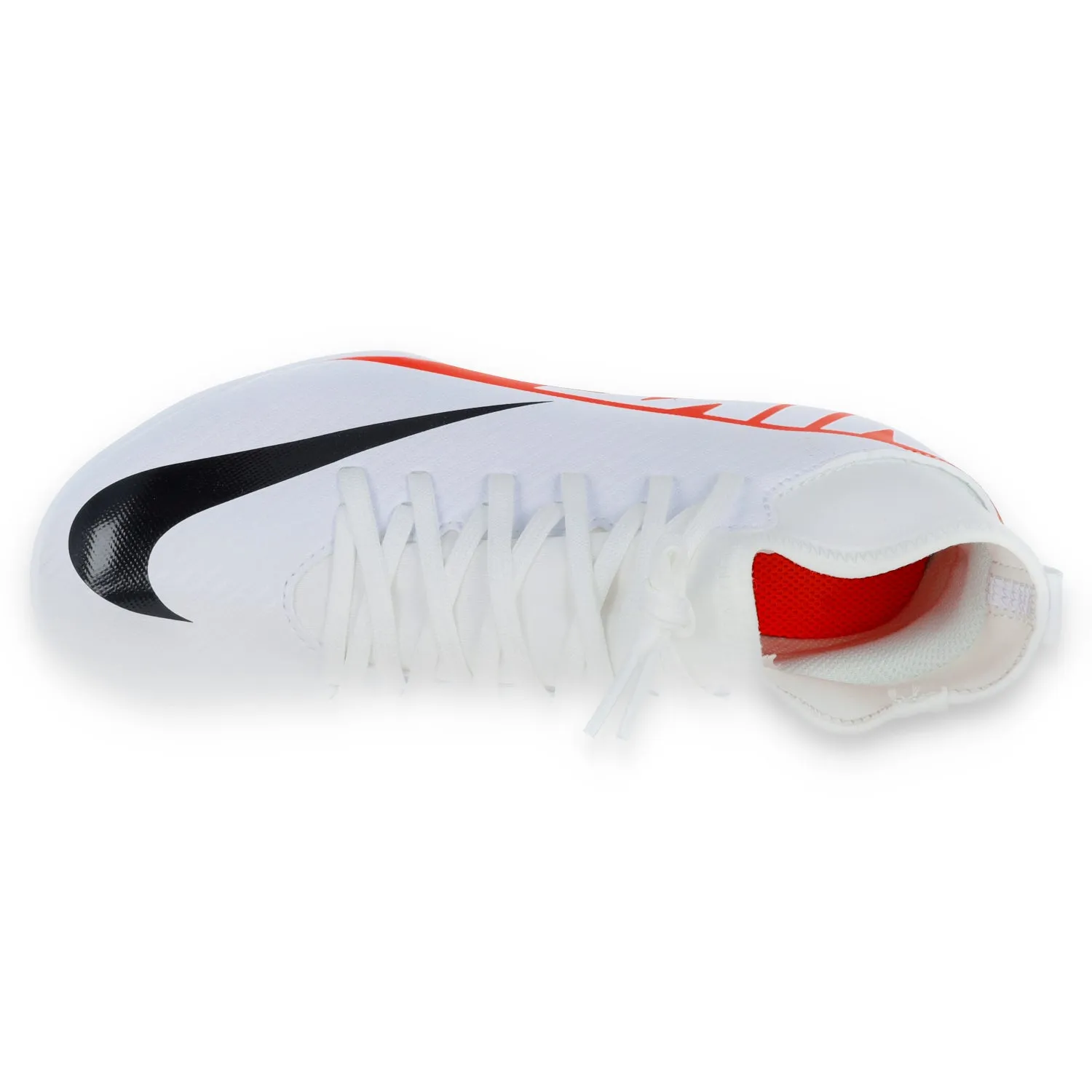 Nike Jr. Mercurial Superfly 9 Club FG/MG-Bright Crimson/White-Black