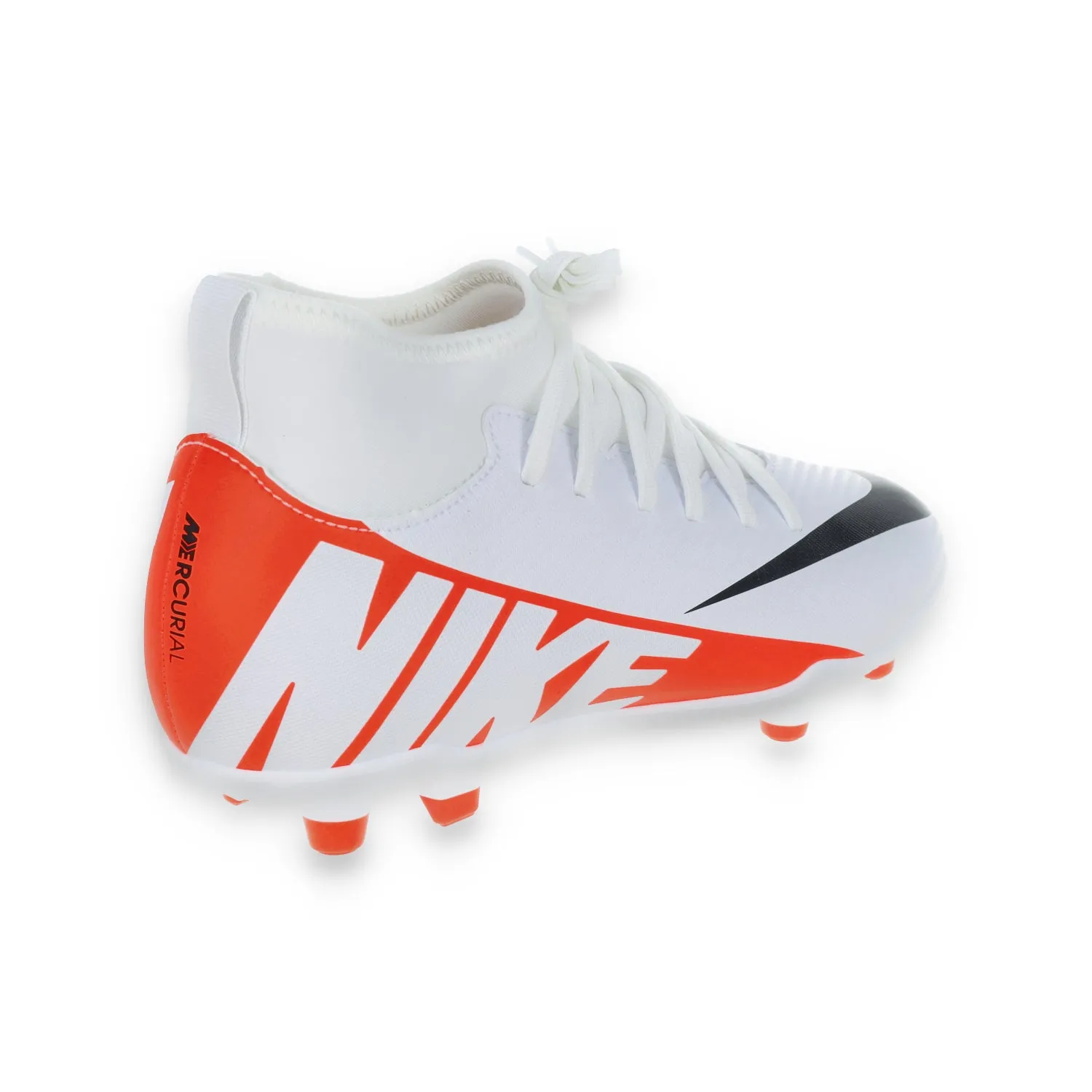 Nike Jr. Mercurial Superfly 9 Club FG/MG-Bright Crimson/White-Black