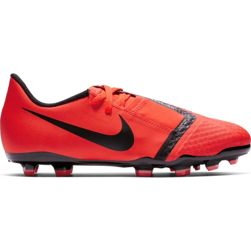 NIKE JR PHANTOM VENOM ACADEMY FG-BRIGHT CRIMSON/BLACK