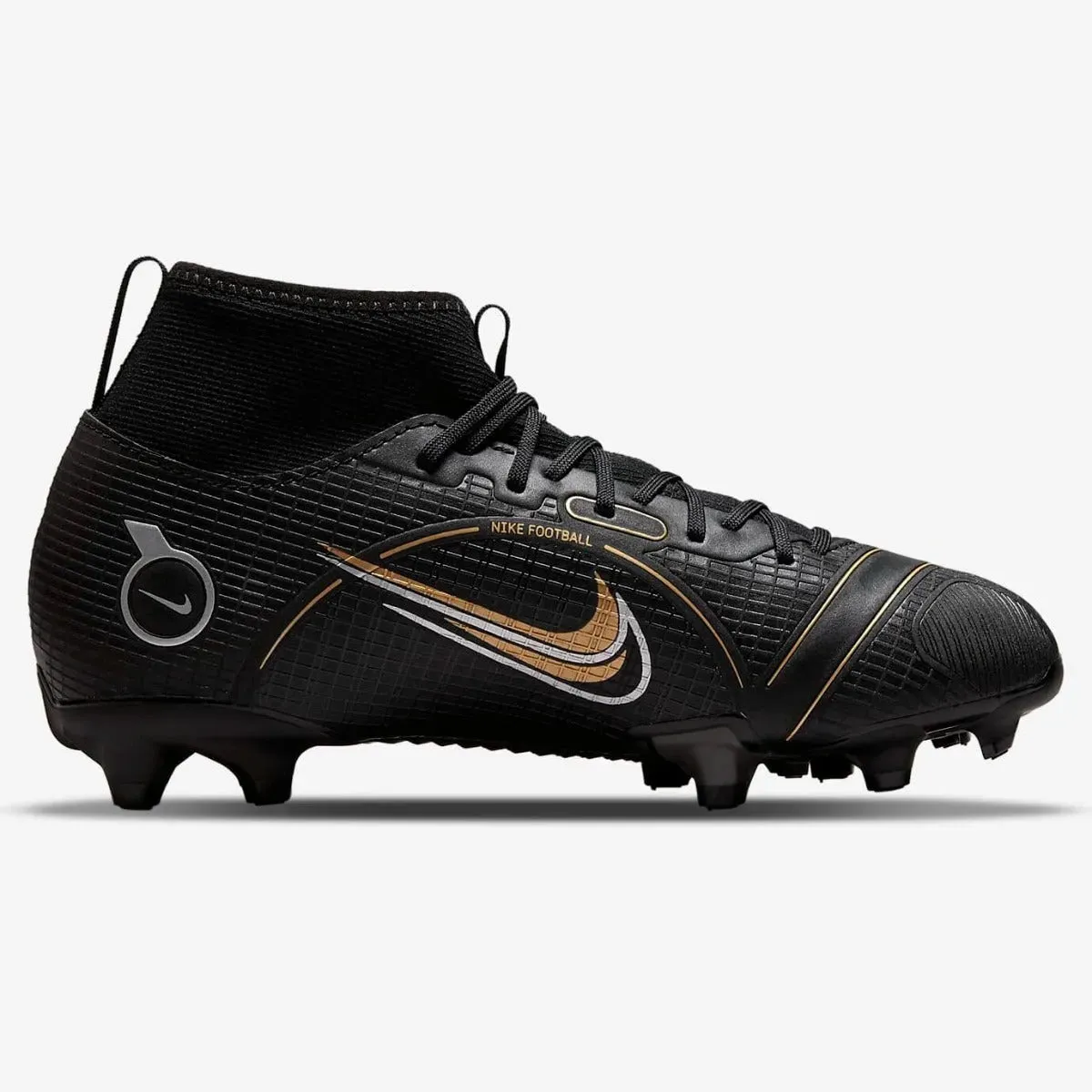 Nike JR Superfly 8 Academy FG-MG - Black-Silver-Gold