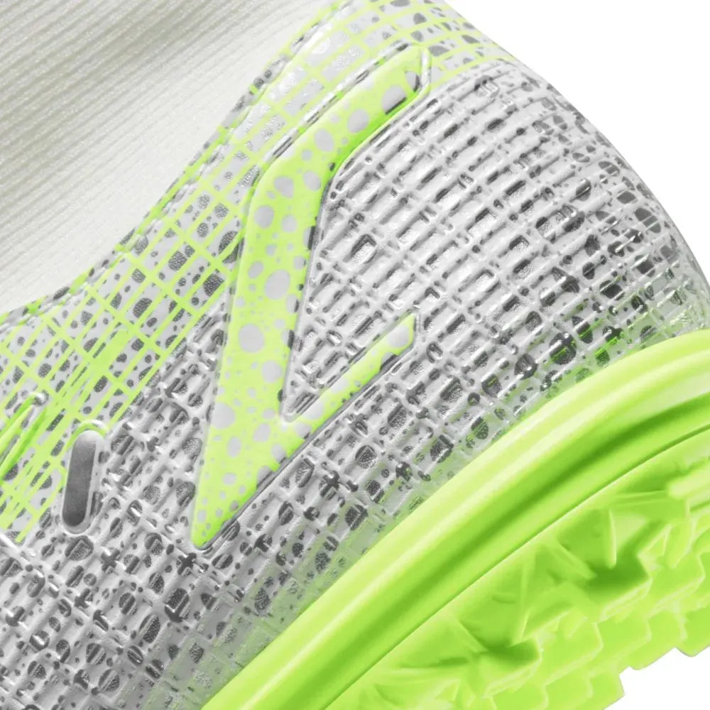 Nike JR Superfly 8 Academy TF - White-Grey-Volt