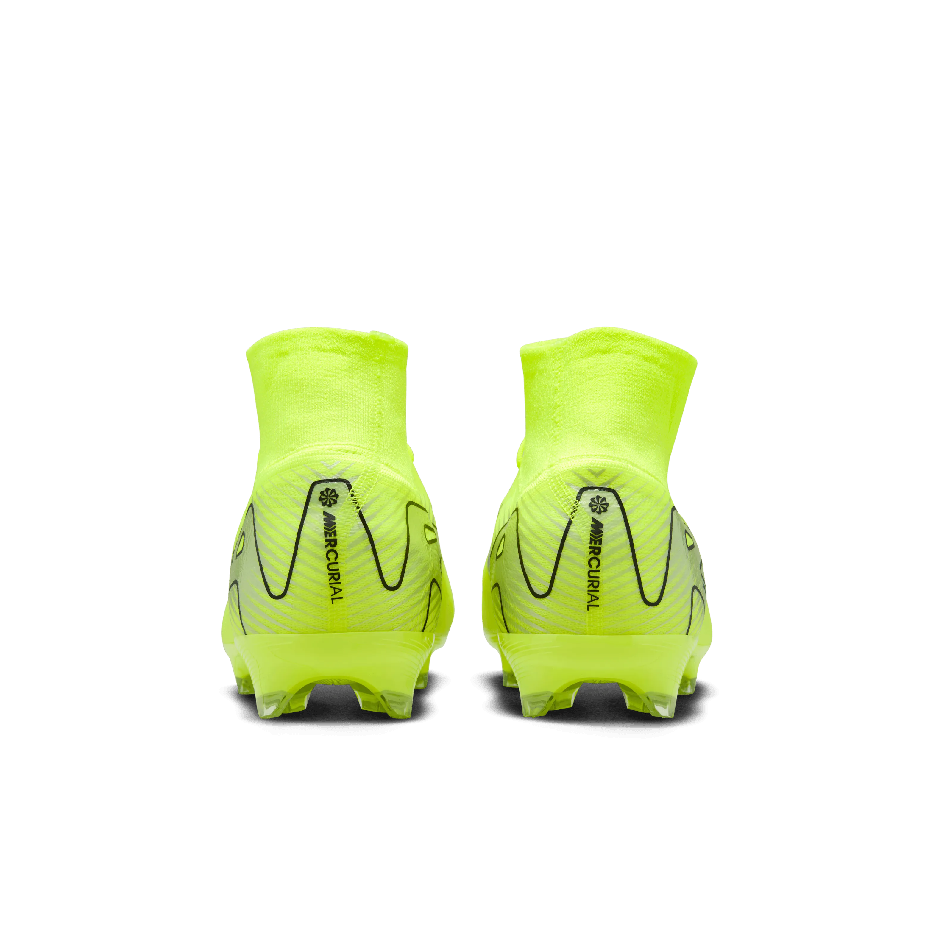 Nike Mercurial Superfly 10 Pro FG High-Top Soccer Cleats-Volt/Black