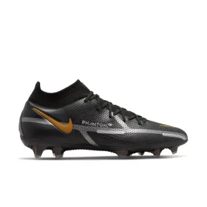 Nike Phantom GT2 Elite FG-BLACK/MTLC DARK GREY-METALLIC GOLD