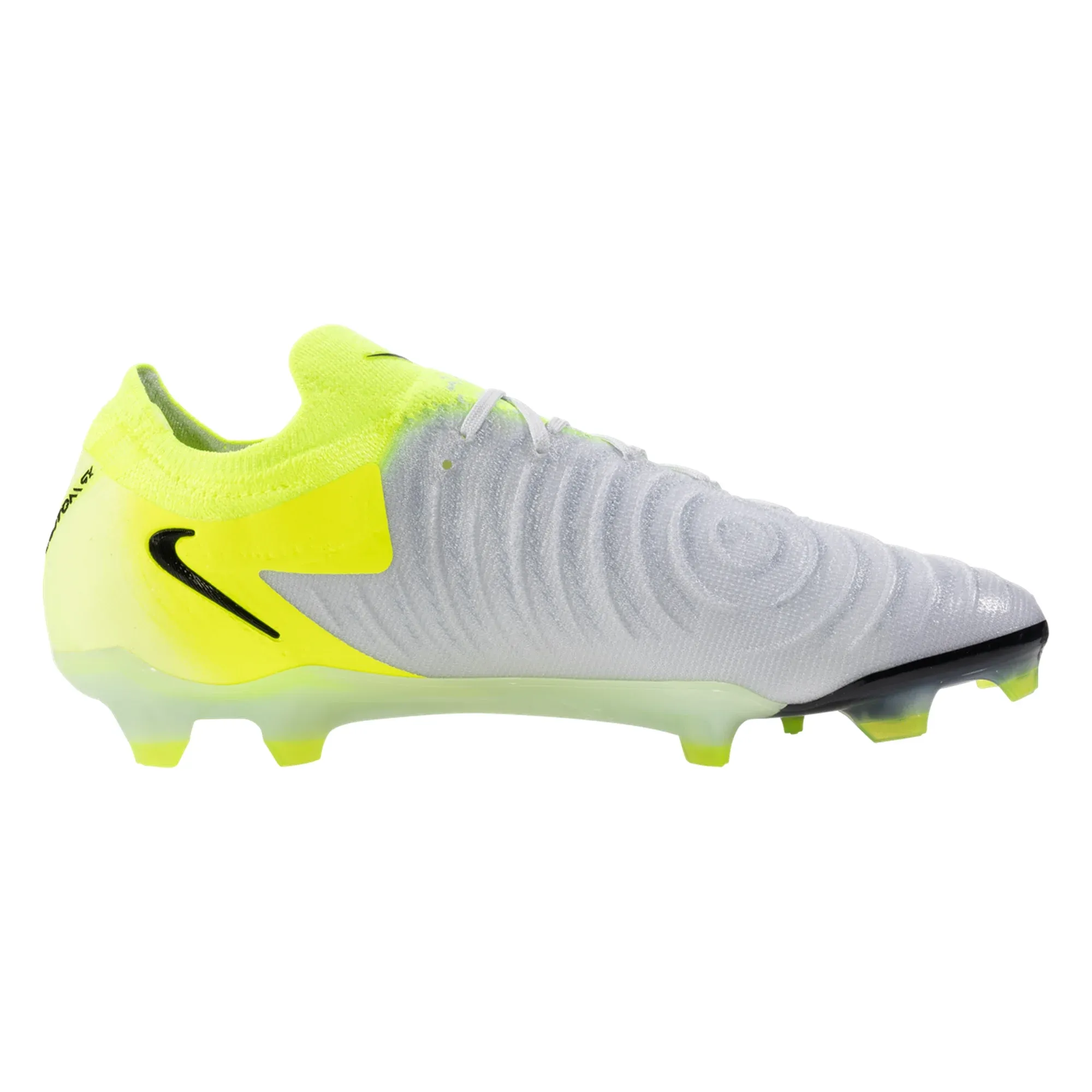 Nike Phantom GX II Elite FG Soccer Cleats (Metallic Silver/Black-Volt)