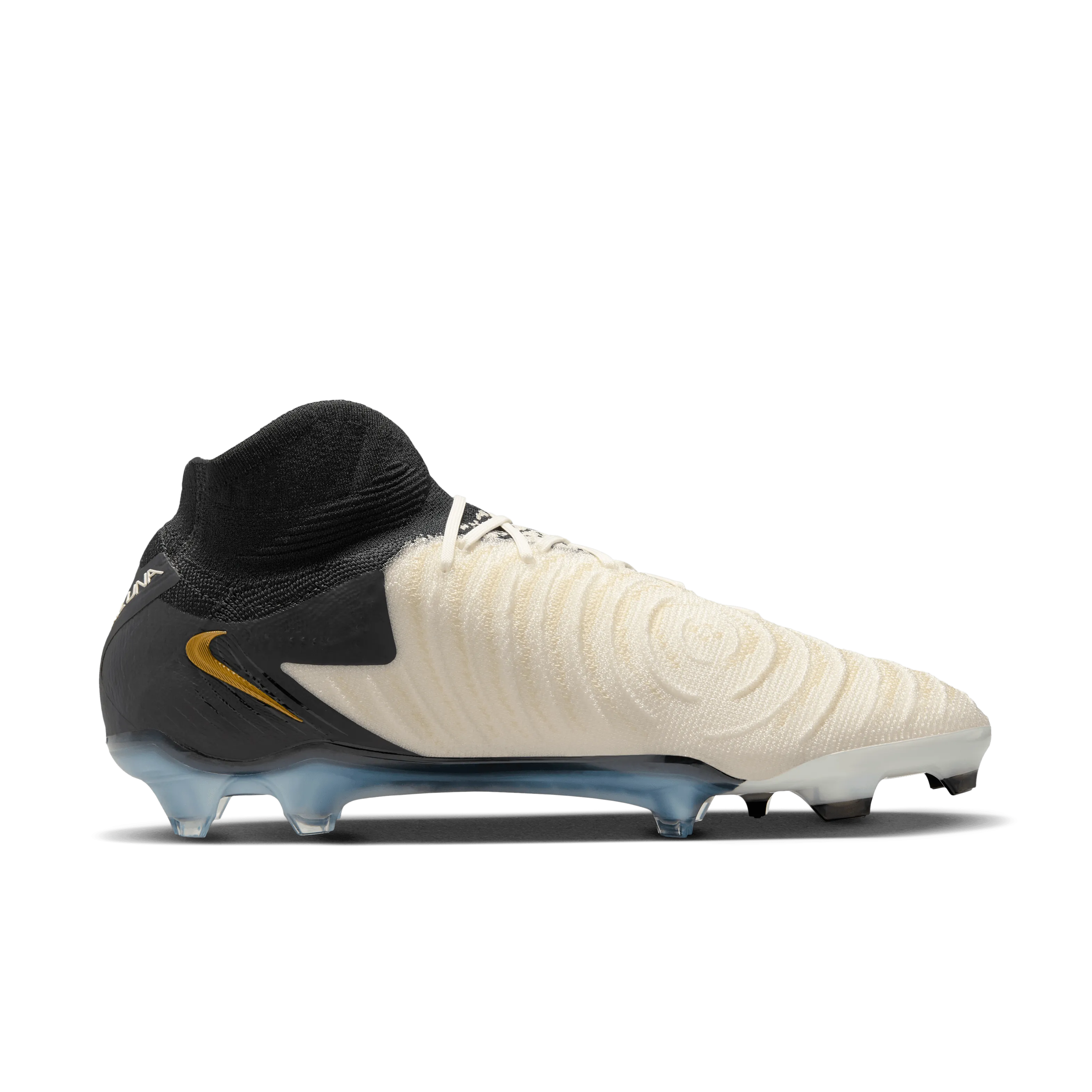 Nike Phantom Luna 2 Elite FG-White/Black/Mtlc Gold Coin