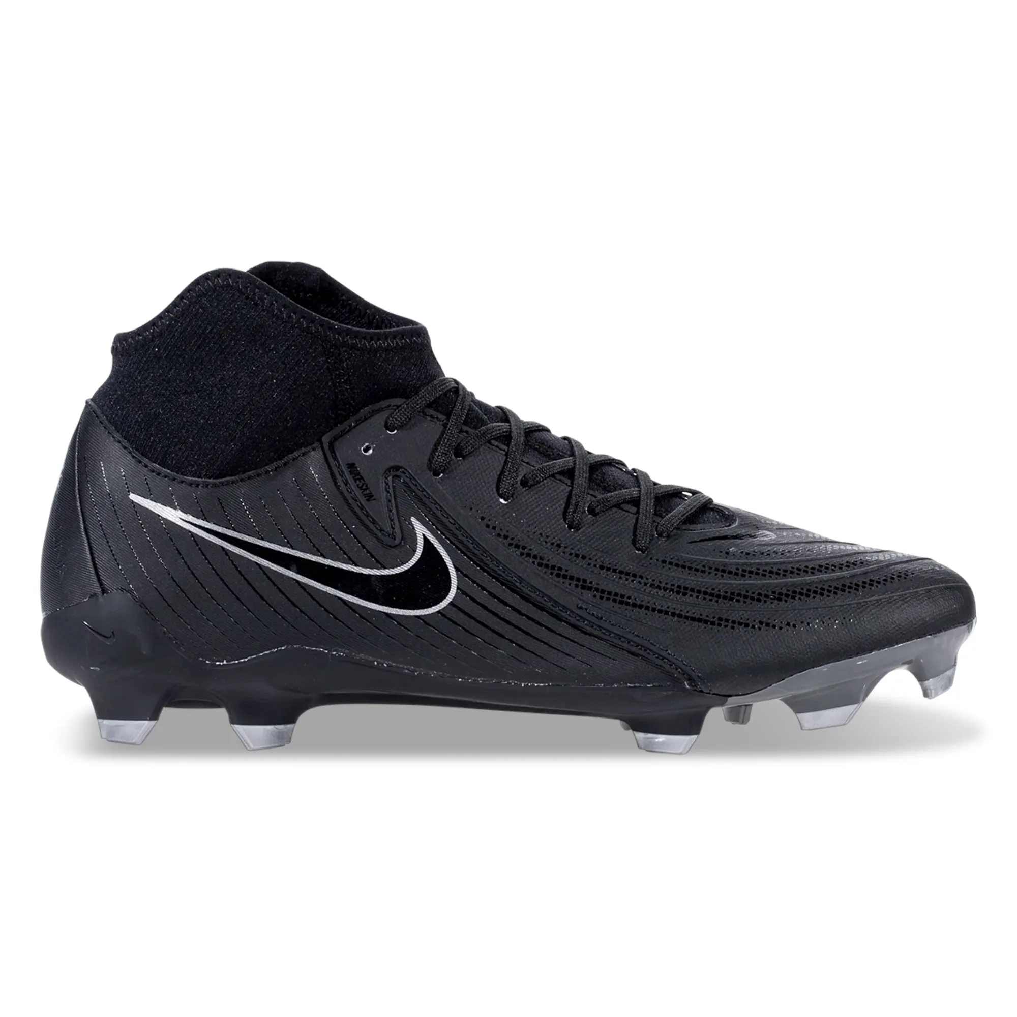 Nike Phantom Luna II Academy FG/MG Soccer Cleats (Black/Black)