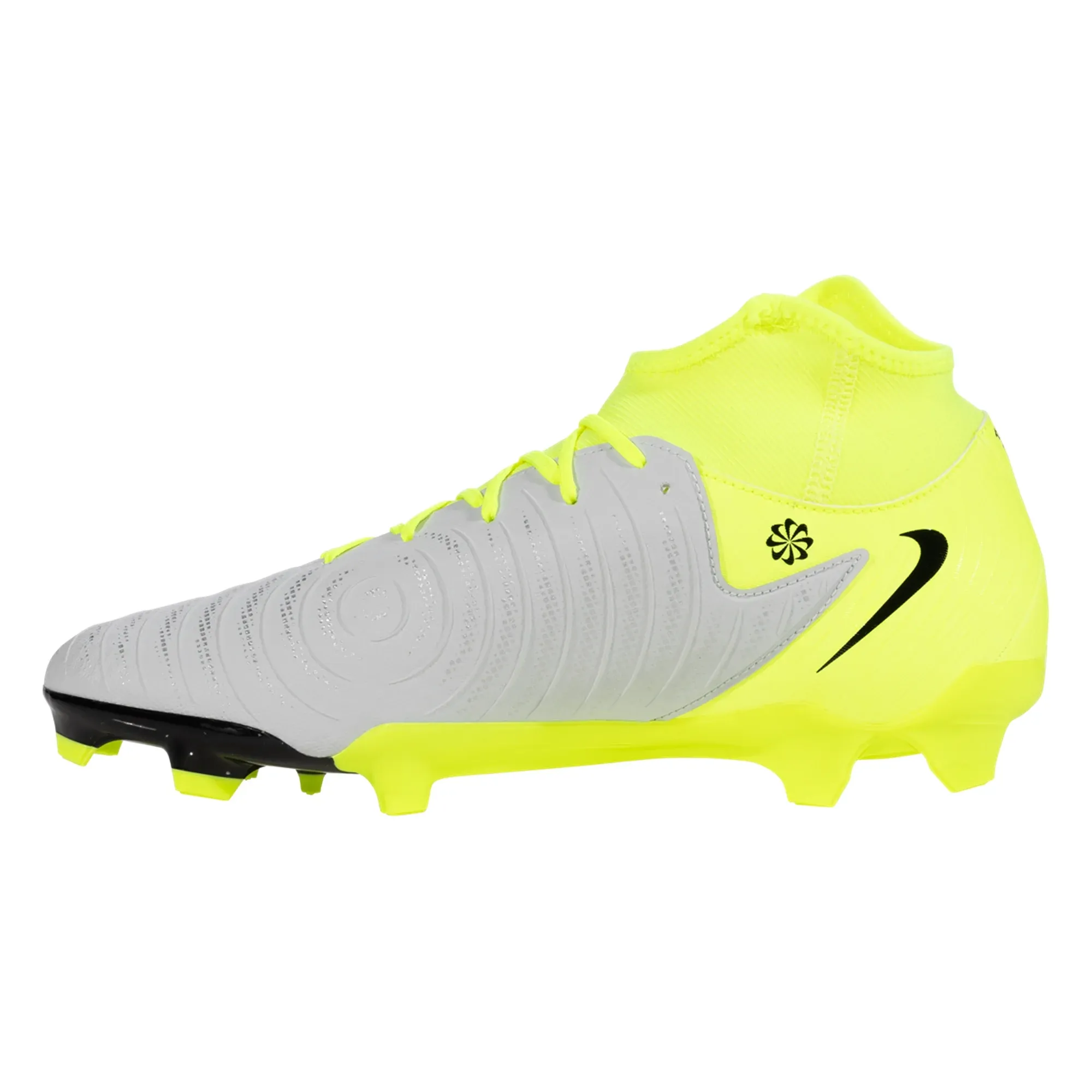 Nike Phantom Luna II Academy FG/MG Soccer Cleats (Metallic Silver/Black-Volt)