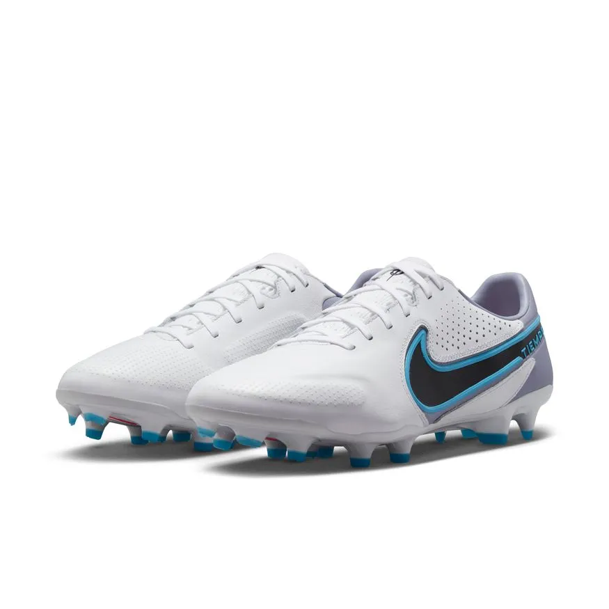 Nike Tiempo Legend 9 Pro FG -WHITE/BLACK-BALTIC BLUE-PINK BLAST