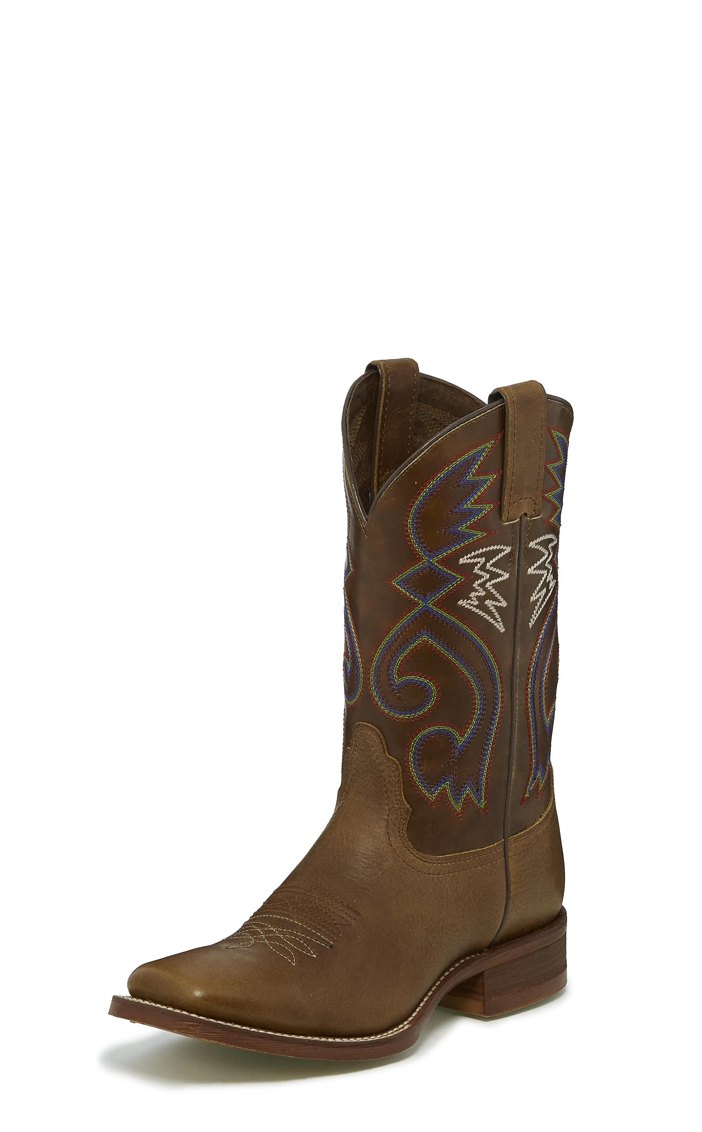 'Nocona' Women's 11" Cowpoke Tan Vintage - Tan / Brown / Rainbow