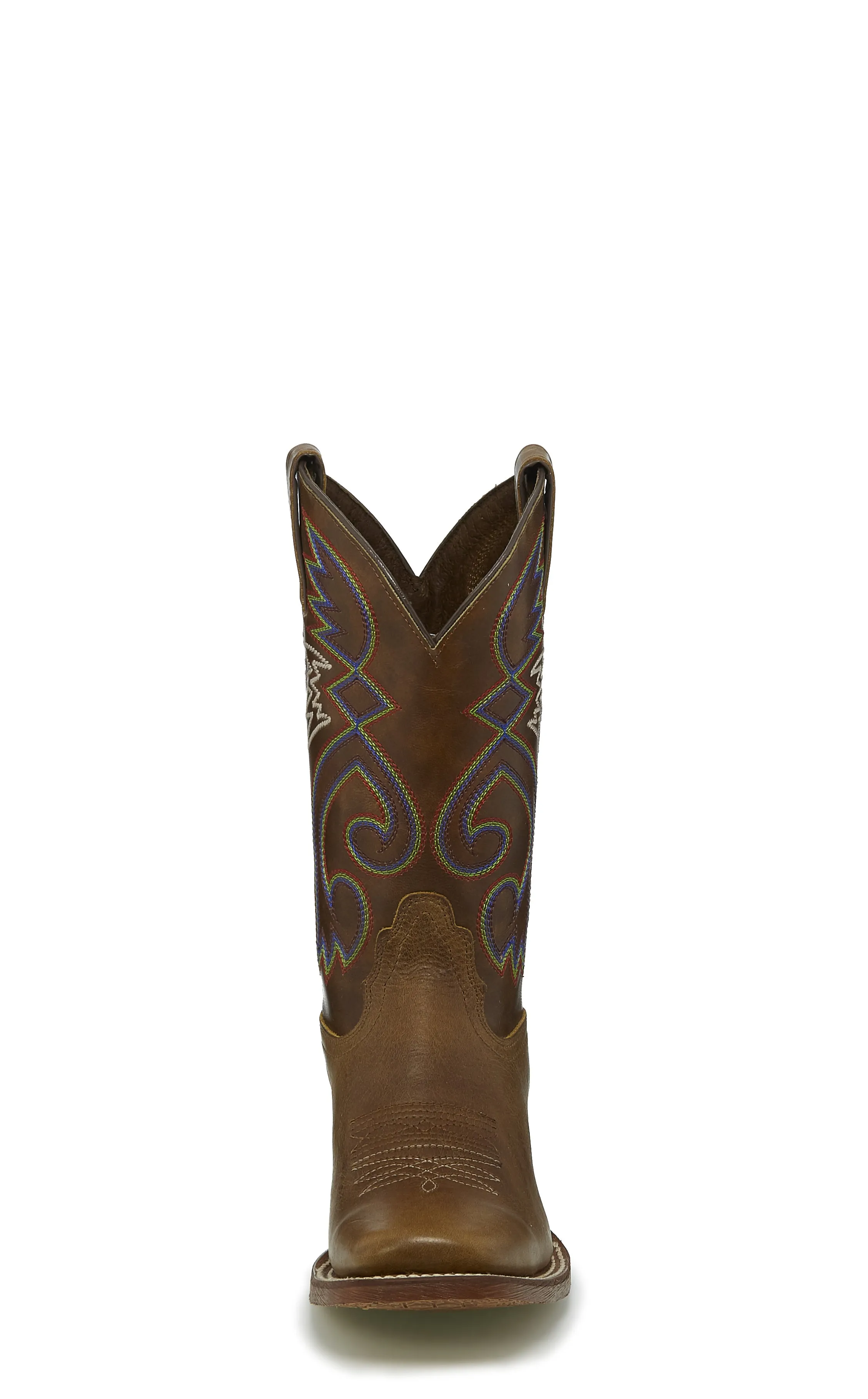 'Nocona' Women's 11" Cowpoke Tan Vintage - Tan / Brown / Rainbow