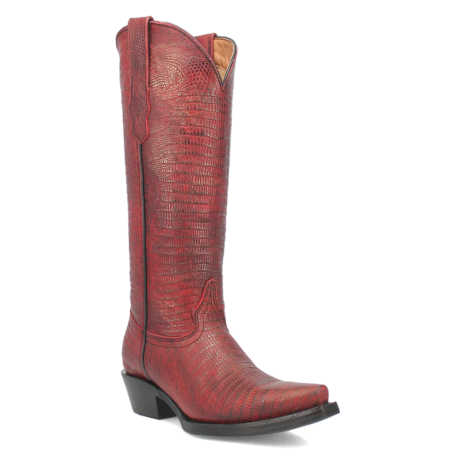 Online Exclusive | Dingo | Athena Leather Boot in Red **PREORDER