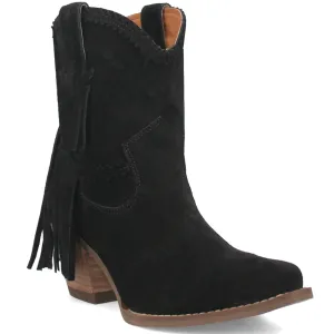 Online Exclusive | Dingo | Fandango Leather Bootie in Black **PREORDER