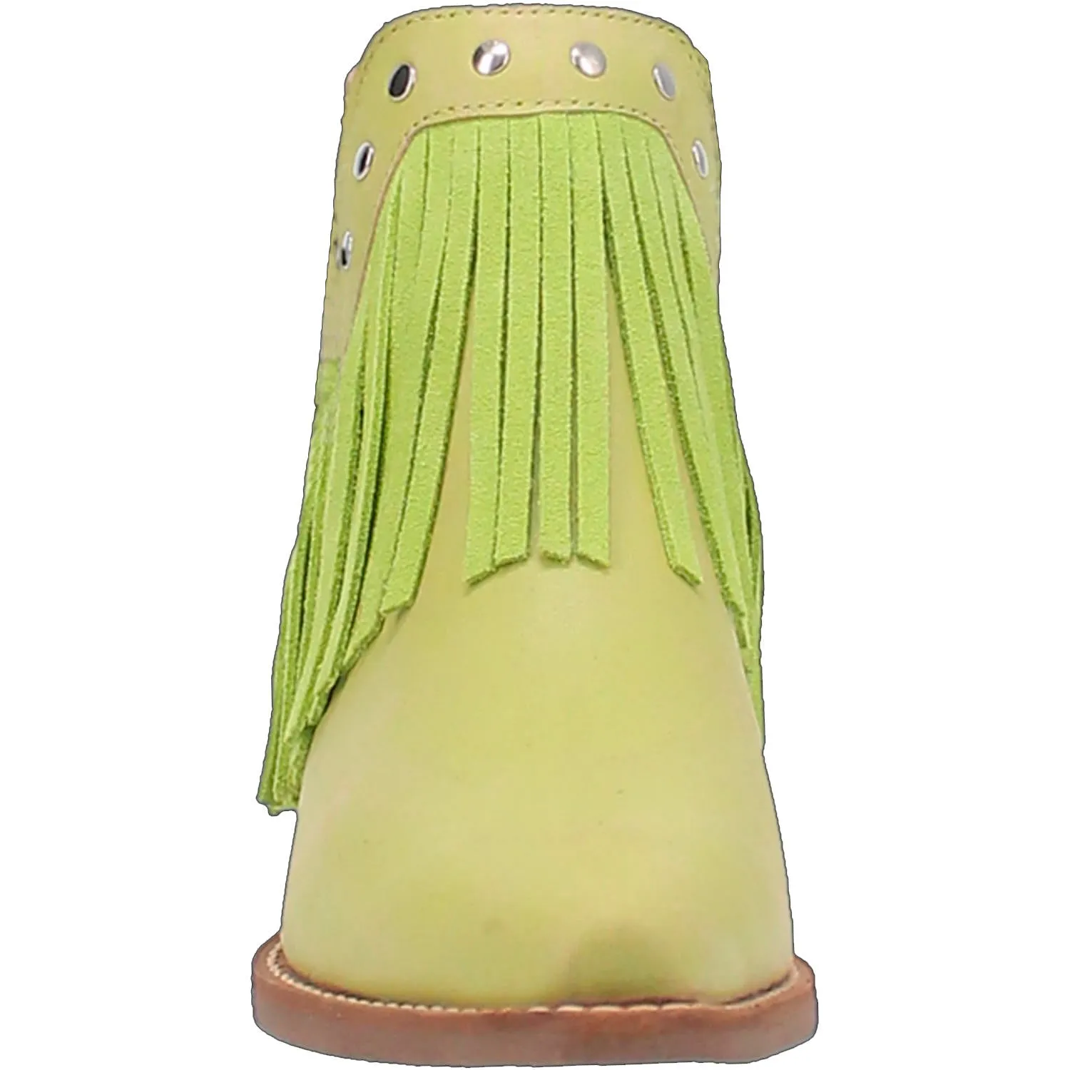 Online Exclusive | Dingo | Fine N' Dandy Cowboy Booties in Lime**PREORDER