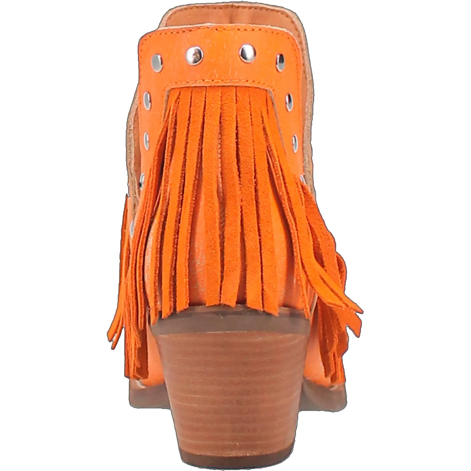 Online Exclusive | Dingo | Fine N' Dandy Cowboy Booties in Orange**PREORDER