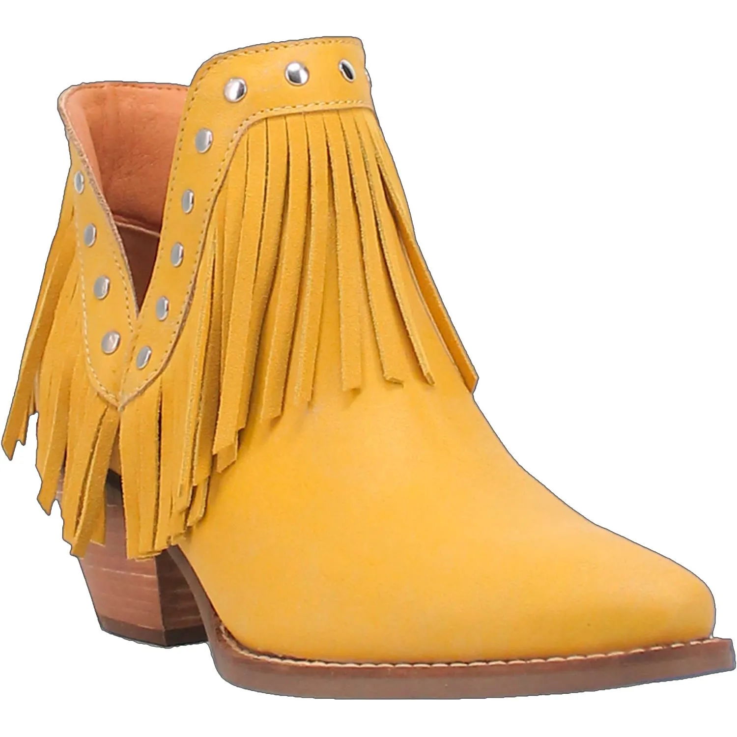 Online Exclusive | Dingo | Fine N' Dandy Cowboy Booties in Yellow**PREORDER