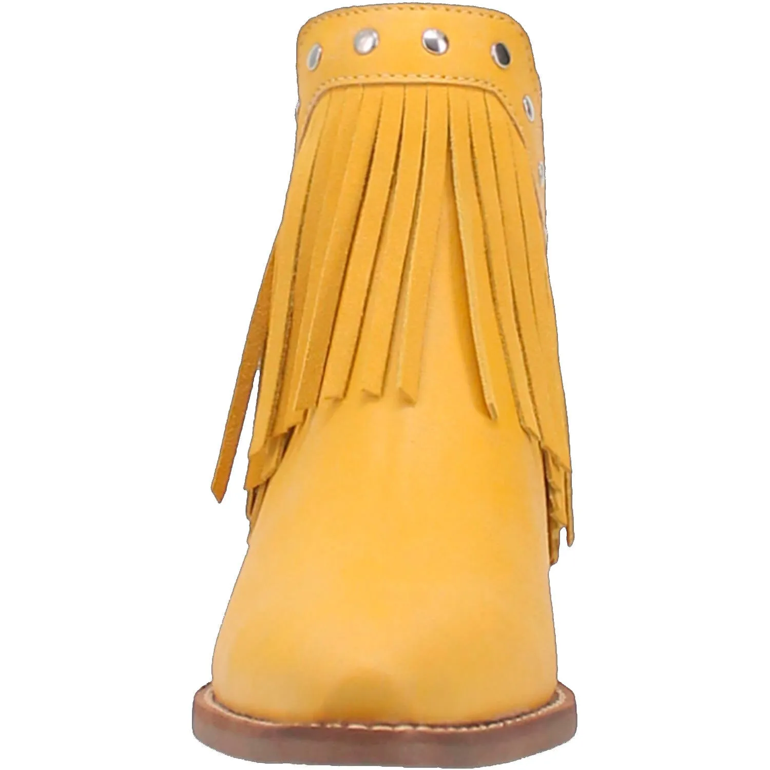 Online Exclusive | Dingo | Fine N' Dandy Cowboy Booties in Yellow**PREORDER