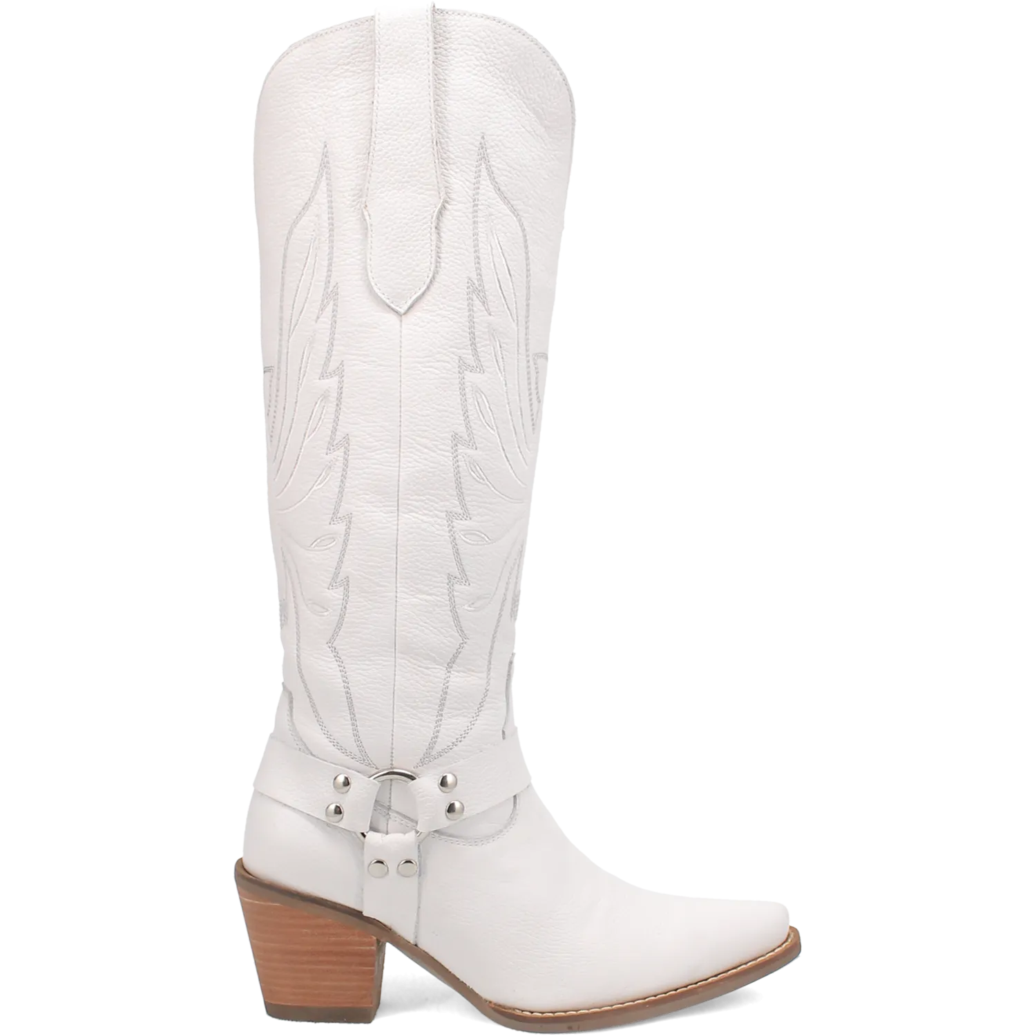 Online Exclusive | Dingo | Heavens to Betsy Leather Boot in White **PREORDER