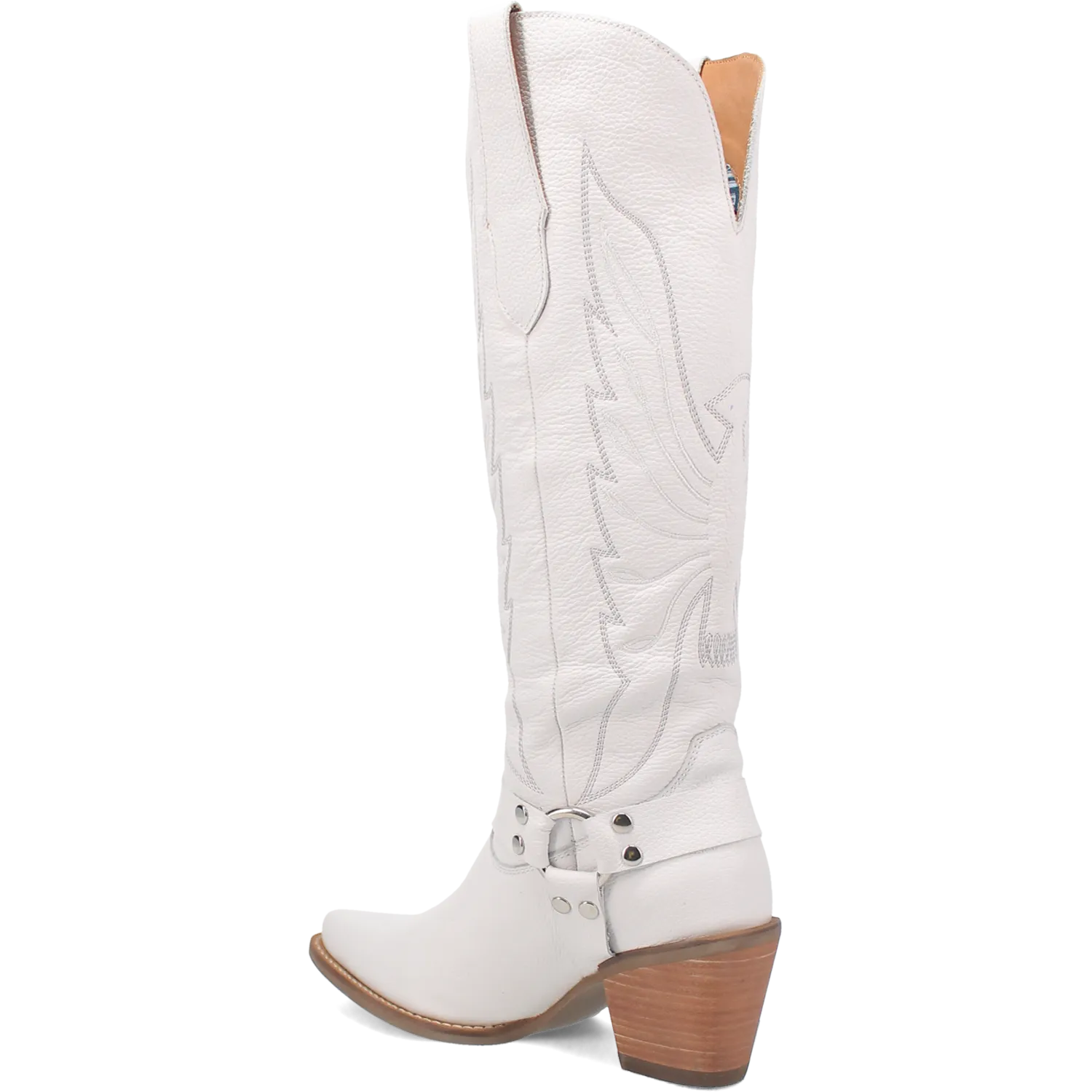 Online Exclusive | Dingo | Heavens to Betsy Leather Boot in White **PREORDER