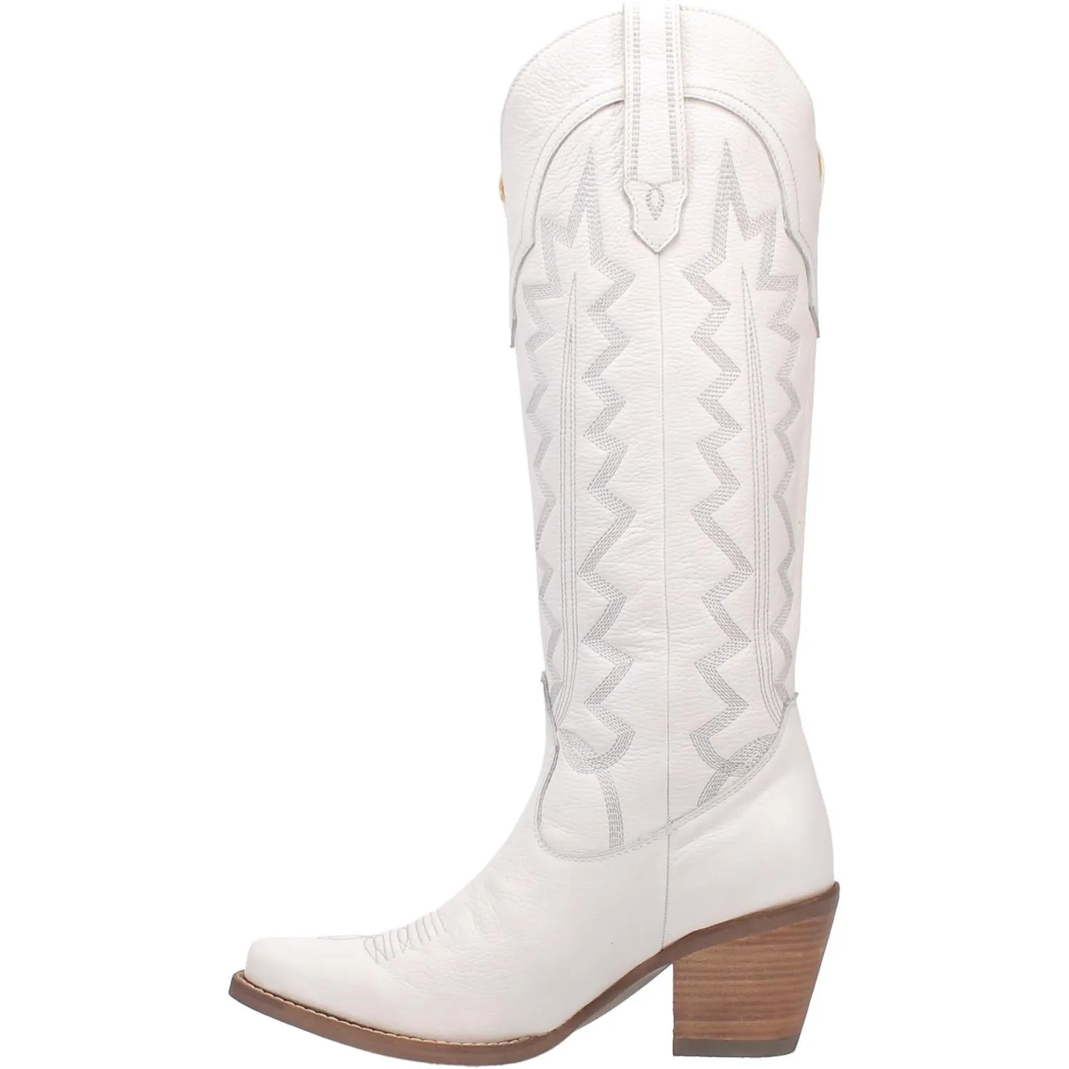 Online Exclusive | Dingo | High Cotton Tall Leather Cowboy Boots in White  **PREORDER