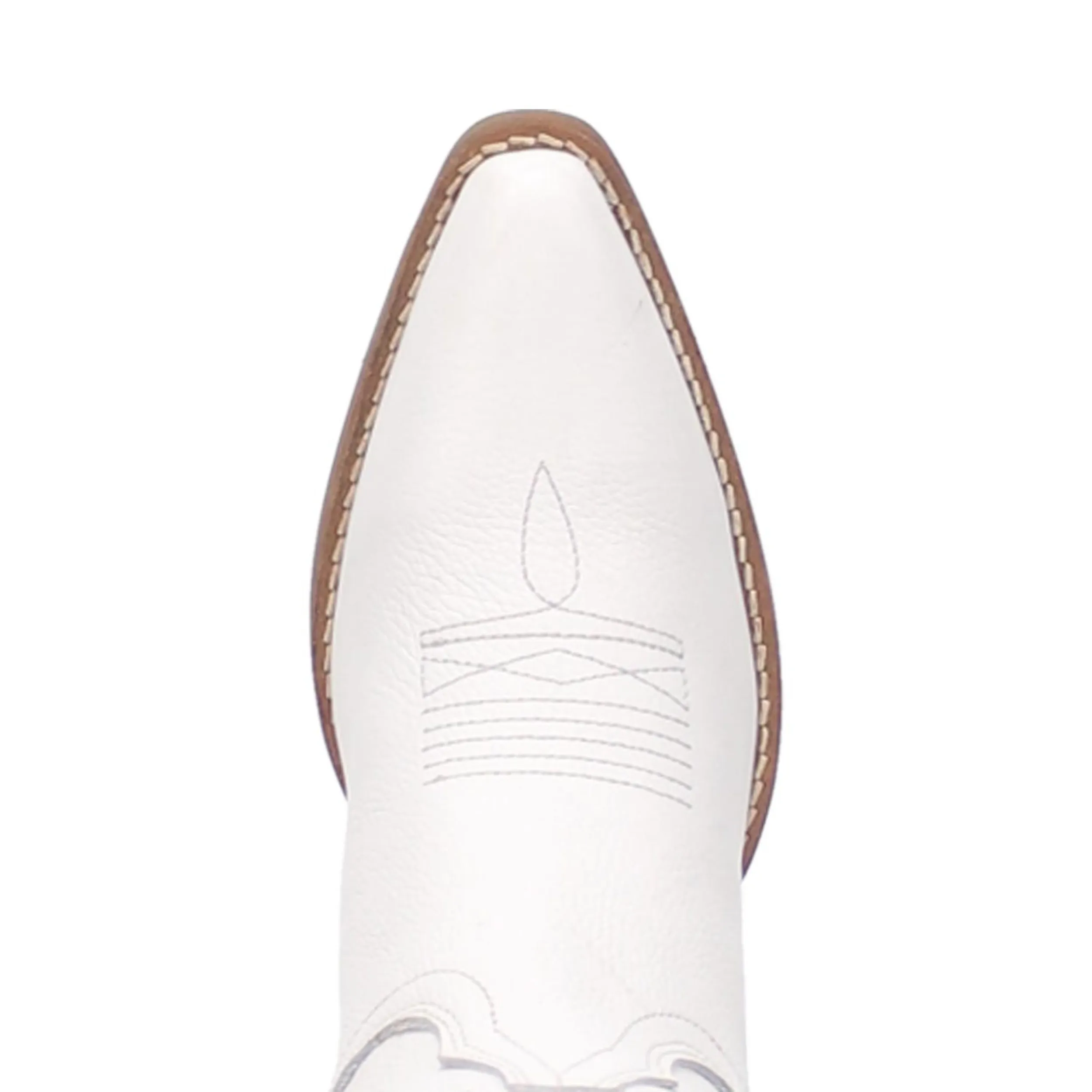 Online Exclusive | Dingo | Out West Leather Cowboy Boots in White Smooth **PREORDER