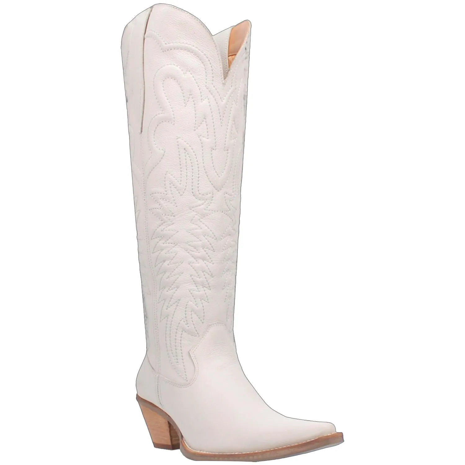 Online Exclusive | Dingo | Raisin Kane Cowboy Boot in White  **PREORDER