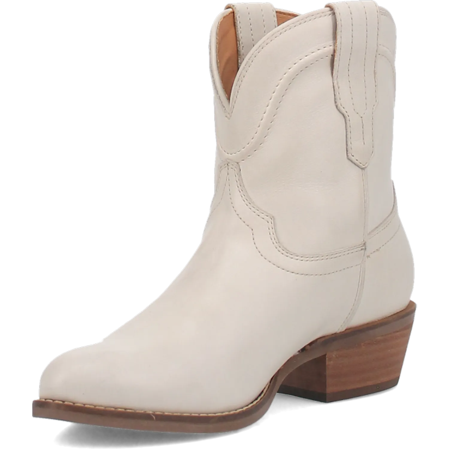 Online Exclusive | Dingo | Seguaro Leather Bootie in White **PREORDER