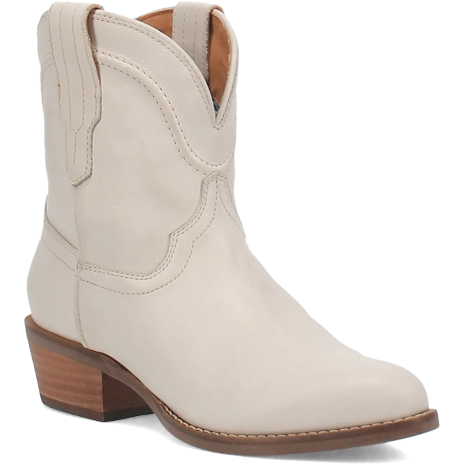 Online Exclusive | Dingo | Seguaro Leather Bootie in White **PREORDER