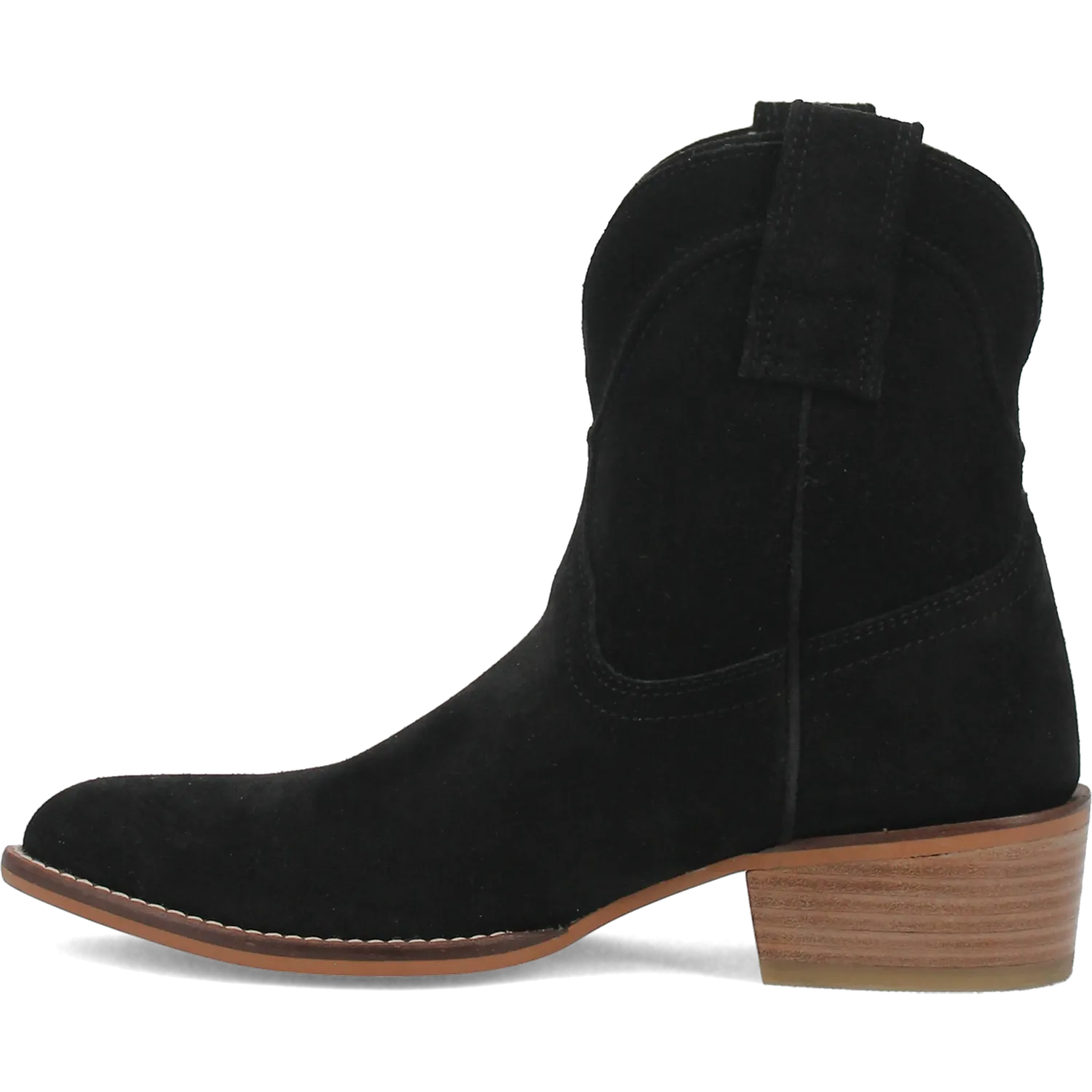 Online Exclusive | Dingo | Tumbleweed Suede Leather Bootie in Black **PREORDER