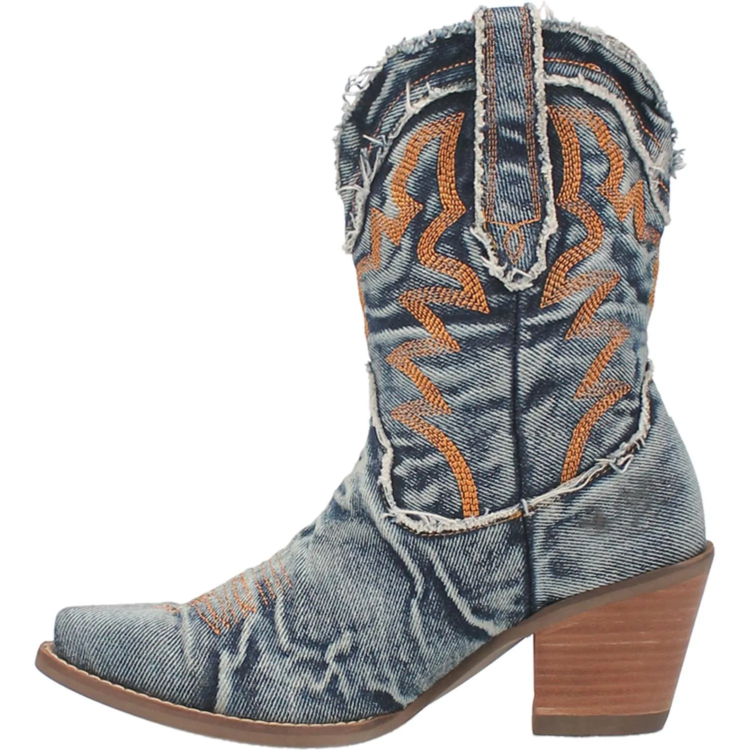 Online Exclusive | Dingo | Y'all Need Dolly Cowboy Bootie in Denim Blue  **PREORDER