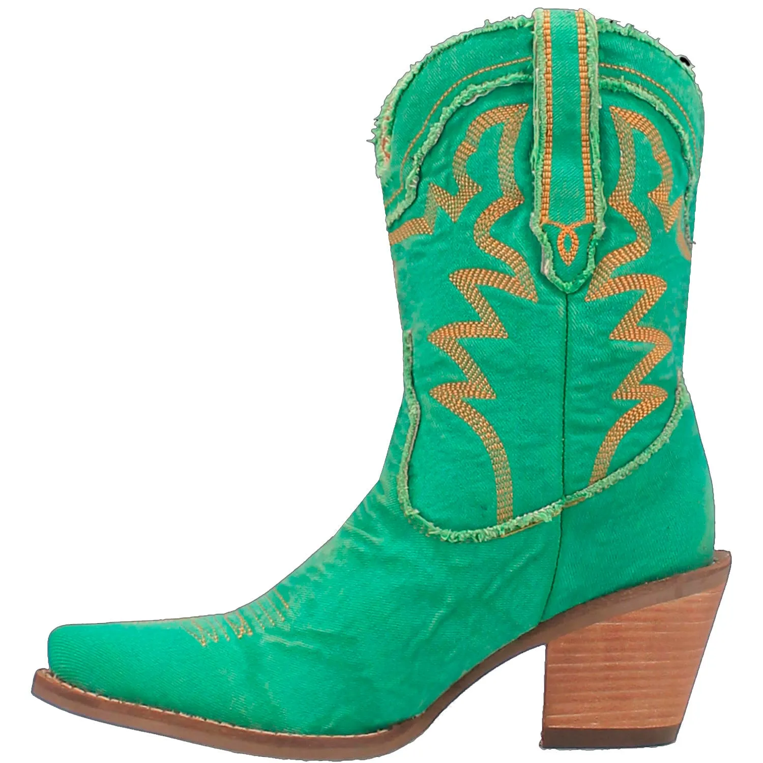 Online Exclusive | Dingo | Y'all Need Dolly Cowboy Bootie in Green  **PREORDER