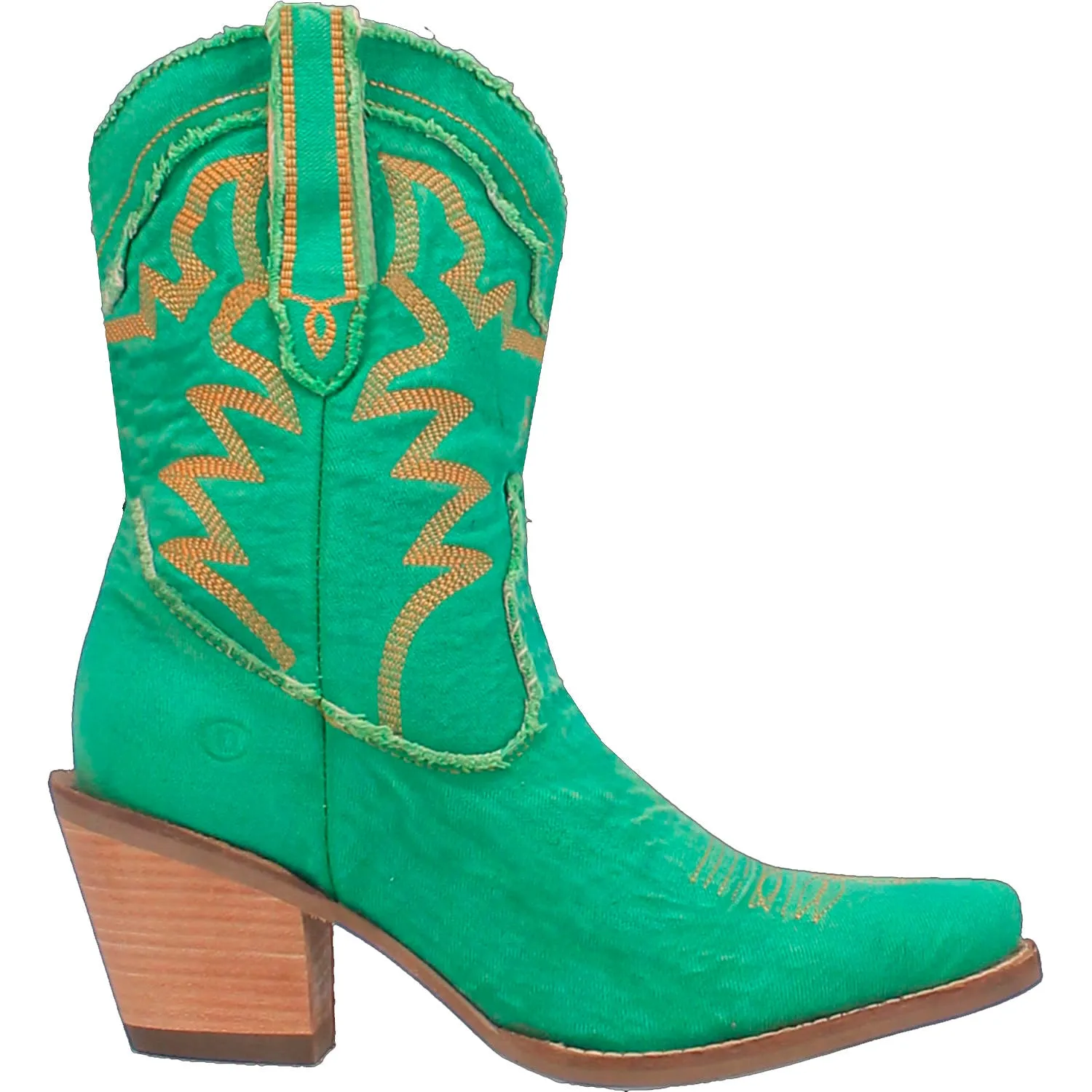 Online Exclusive | Dingo | Y'all Need Dolly Cowboy Bootie in Green  **PREORDER