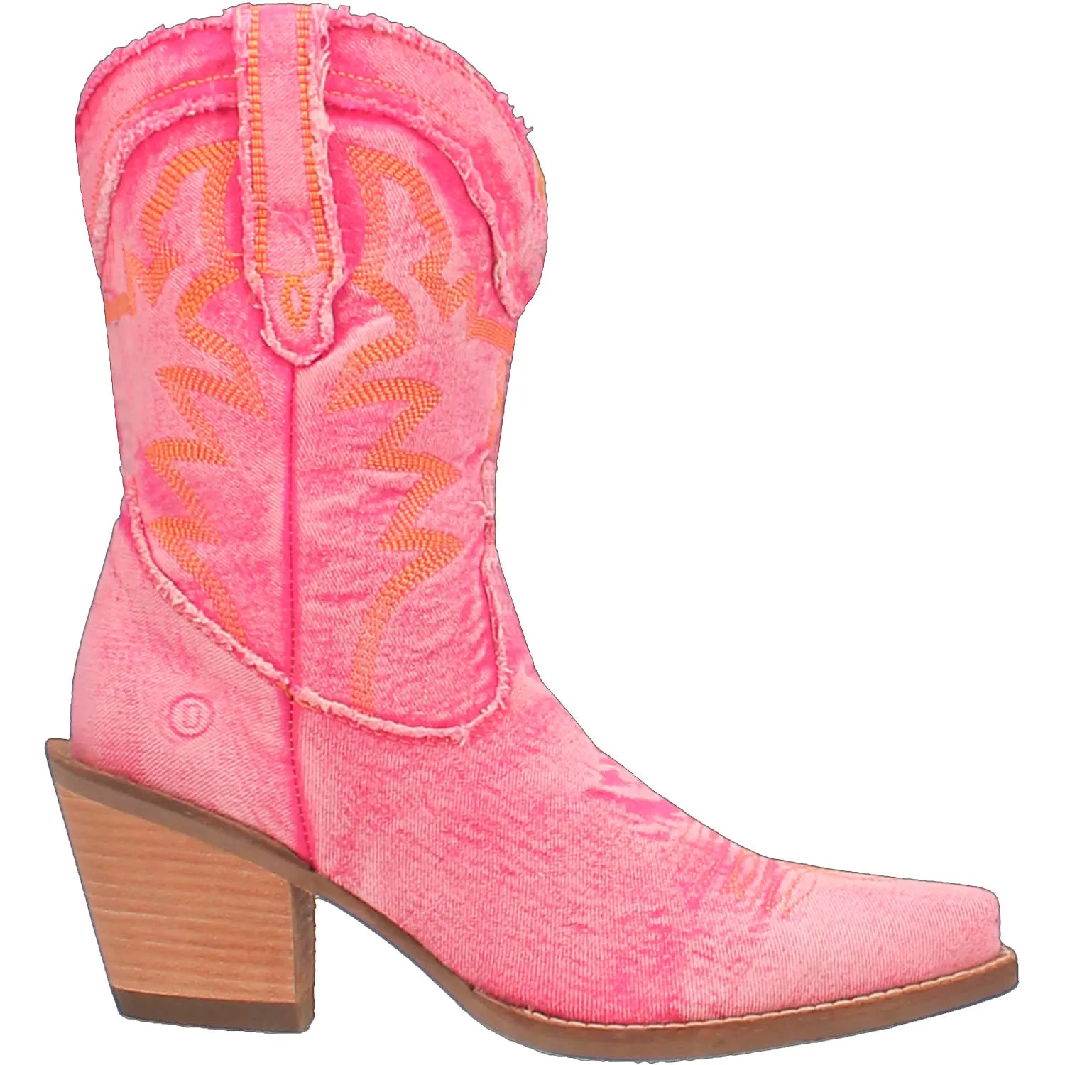 Online Exclusive | Dingo | Y'all Need Dolly Cowboy Bootie in Pink  **PREORDER