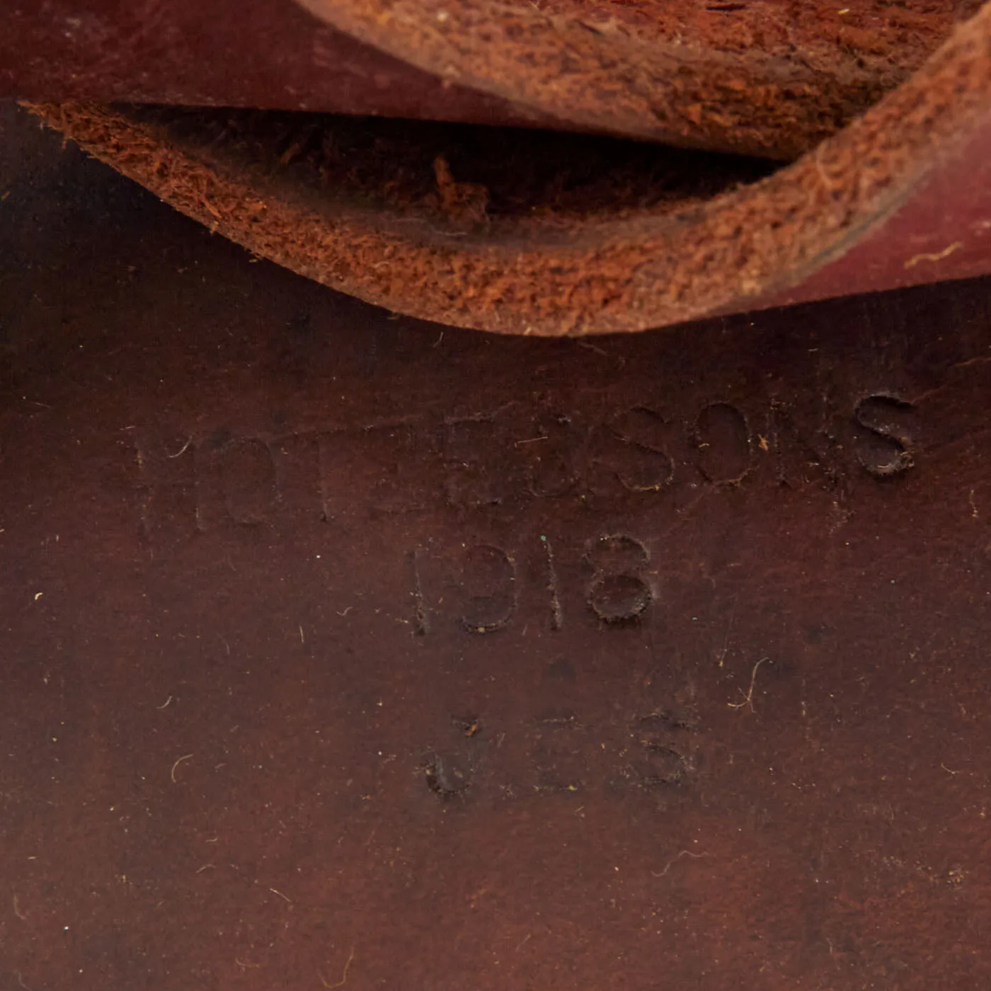 Original U.S. WWI 11 Inch McClellan Style Saddle with Stirrups & Quarter Straps by Rock Island Arsenal - Dated 1917