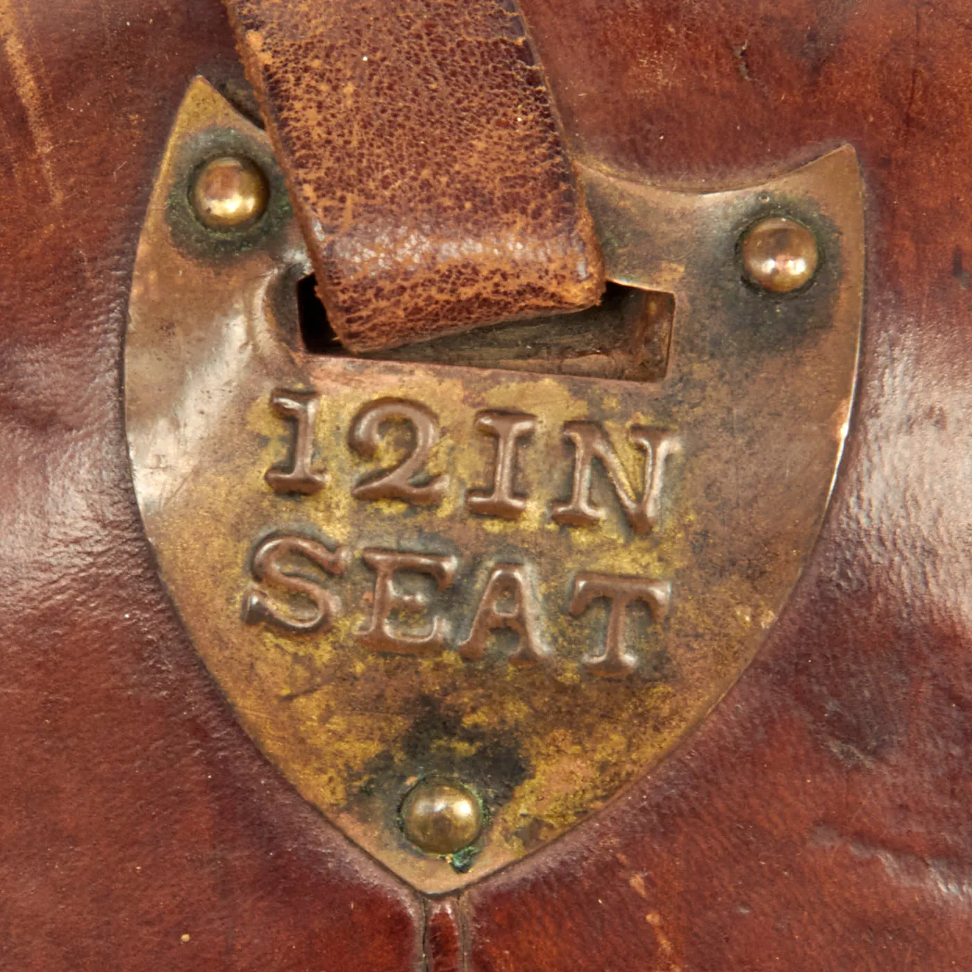 Original U.S. WWI 12 Inch Cavalry McClellan Style Saddle with Stirrups & Cinch Strap