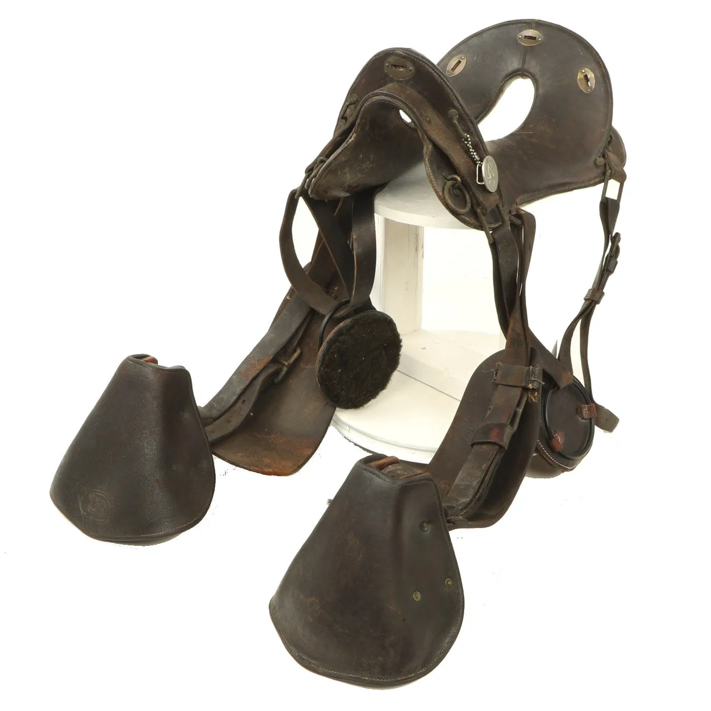 Original U.S. WWI 1918 Cavalry McClellan Saddle with Saddle Bags and Boots