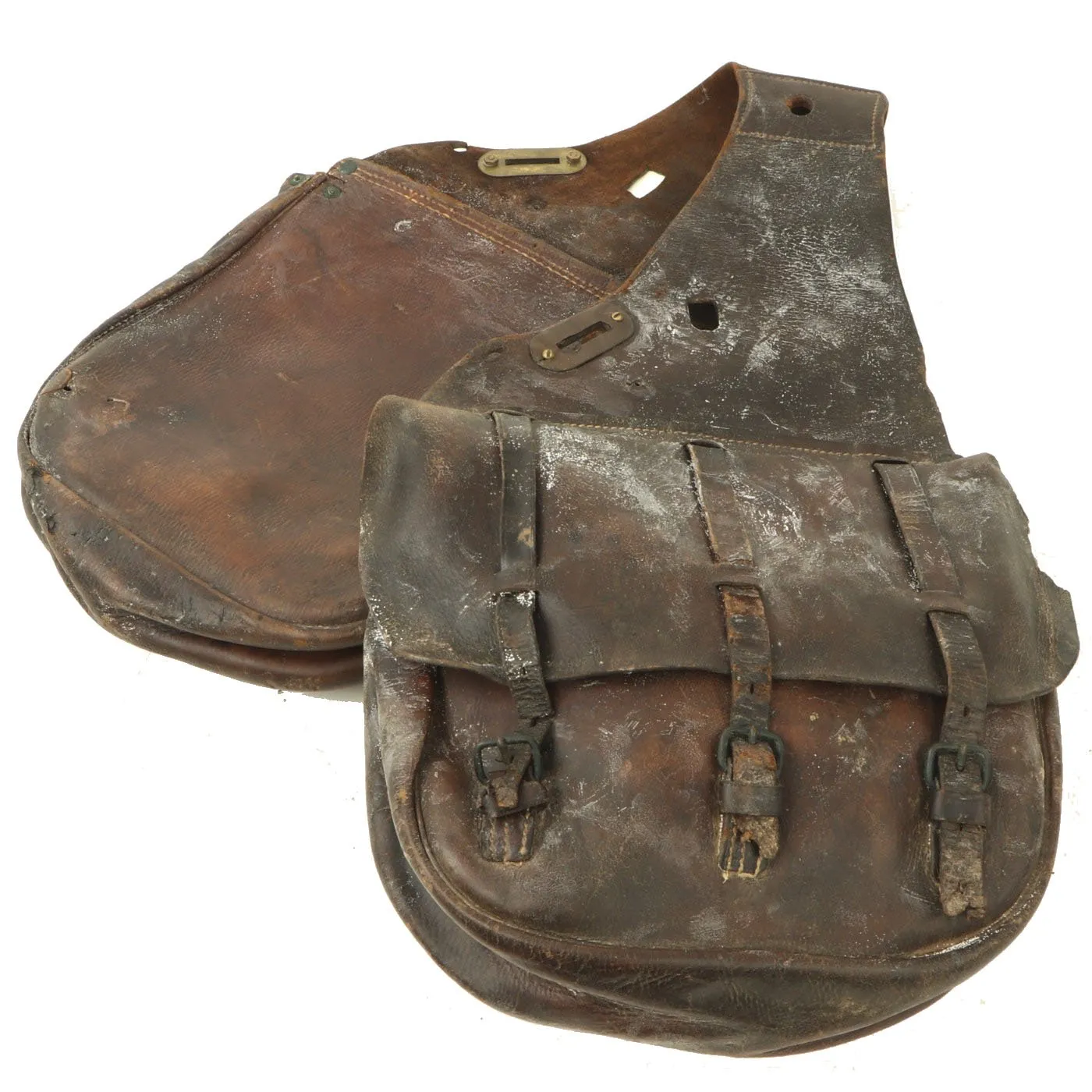 Original U.S. WWI 1918 Cavalry McClellan Saddle with Saddle Bags and Boots