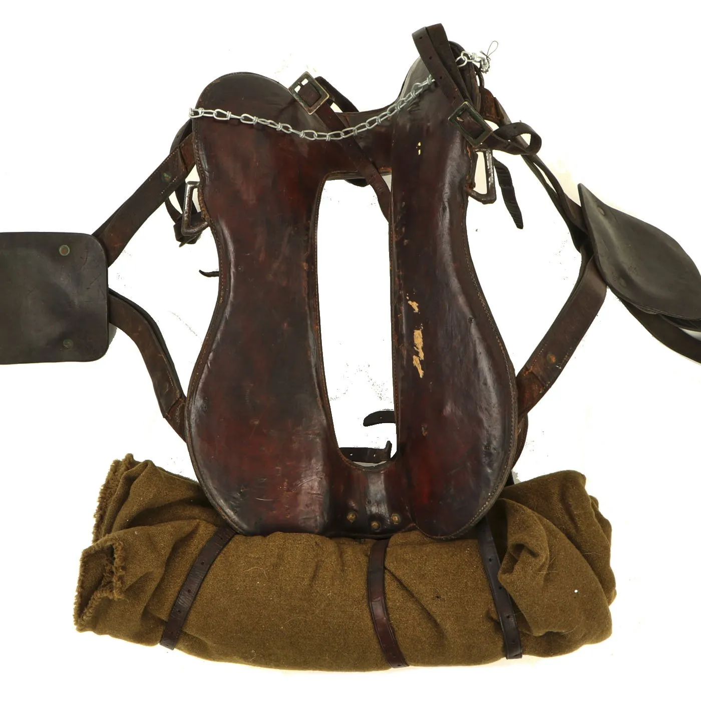 Original U.S. WWI Cavalry McClellan Style Saddle