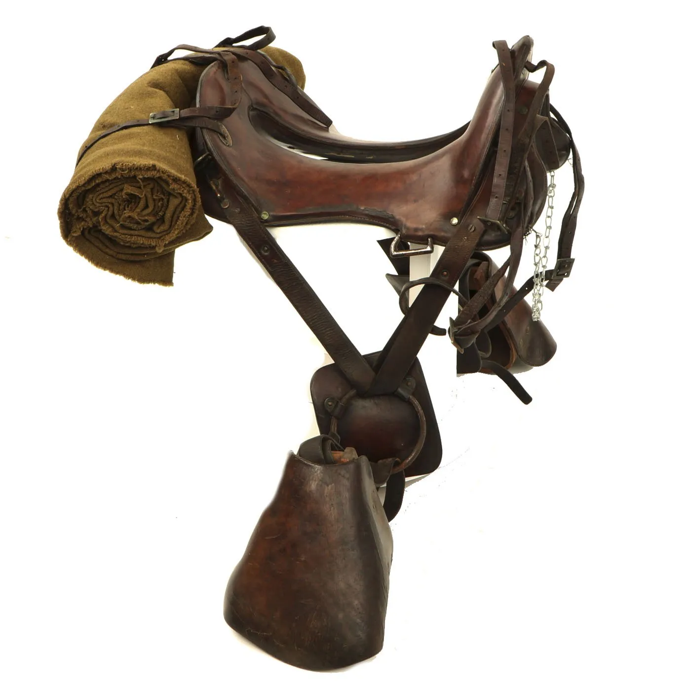 Original U.S. WWI Cavalry McClellan Style Saddle